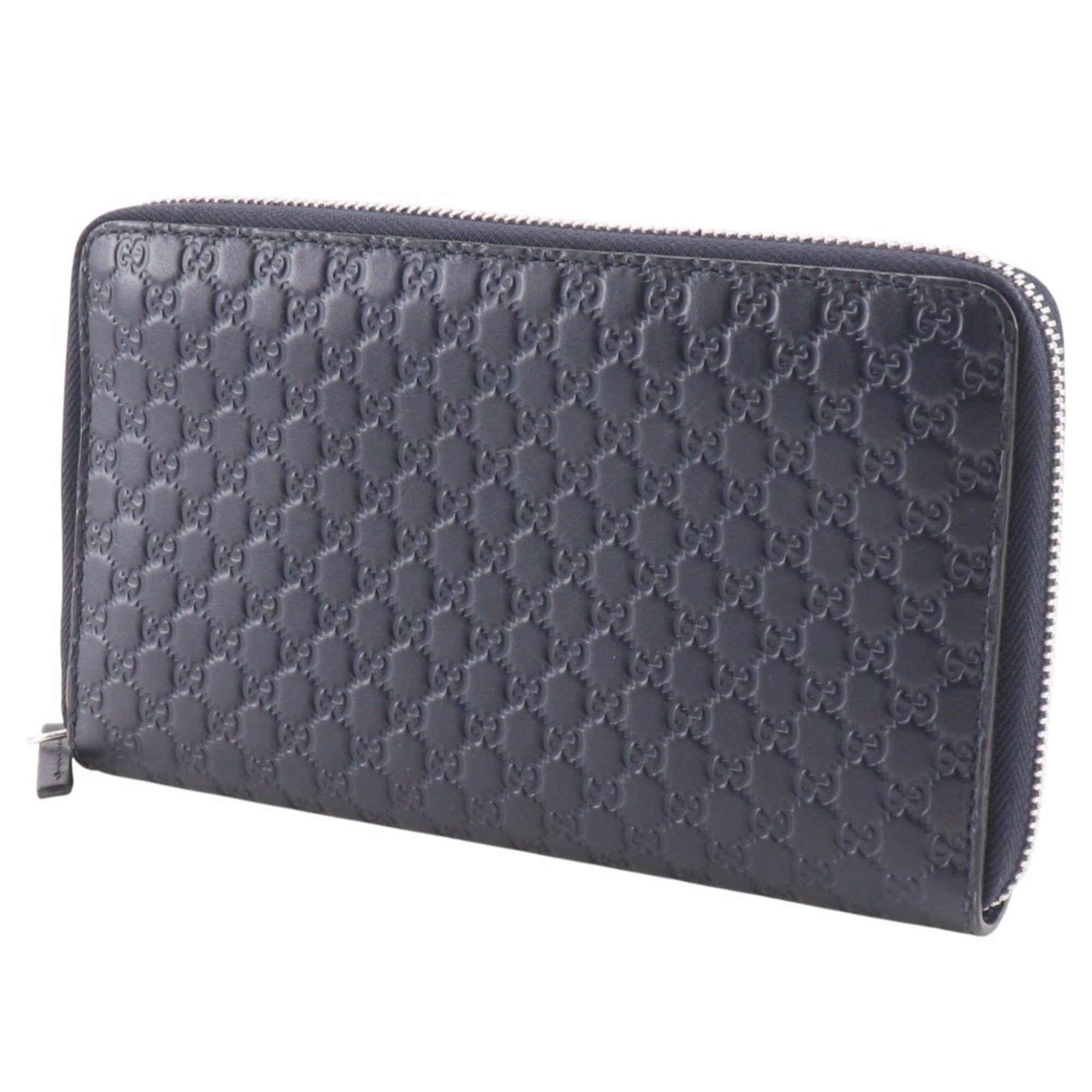 Gucci Black Leather Long Wallet (Bi-Fold) (Pre-Owned)