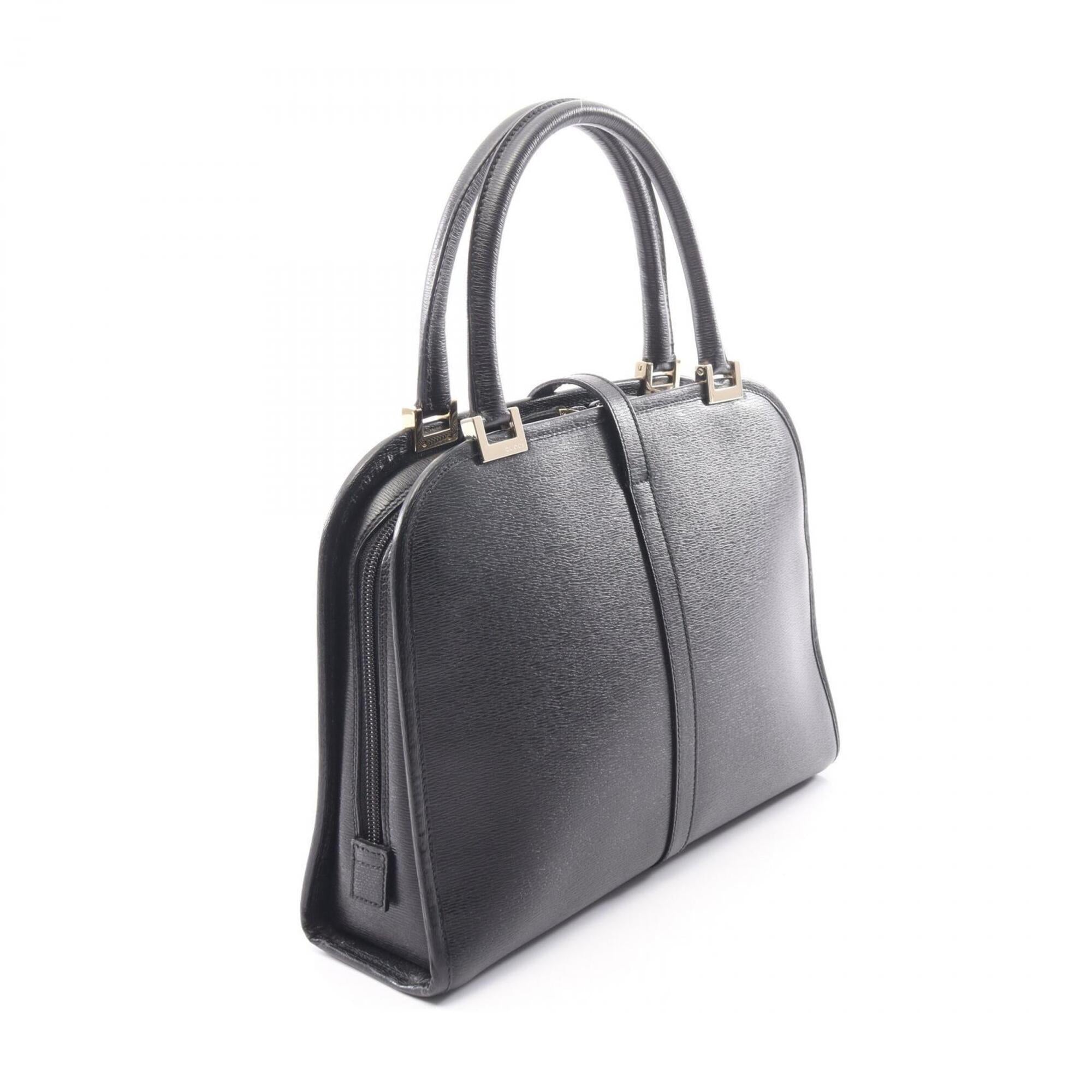 Gucci Black Leather Handbag (Pre-Owned)