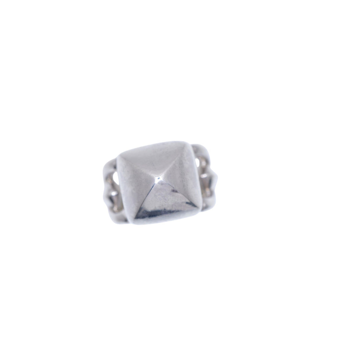 Hermes Silver Silver 925 Band Ring (Pre-Owned)