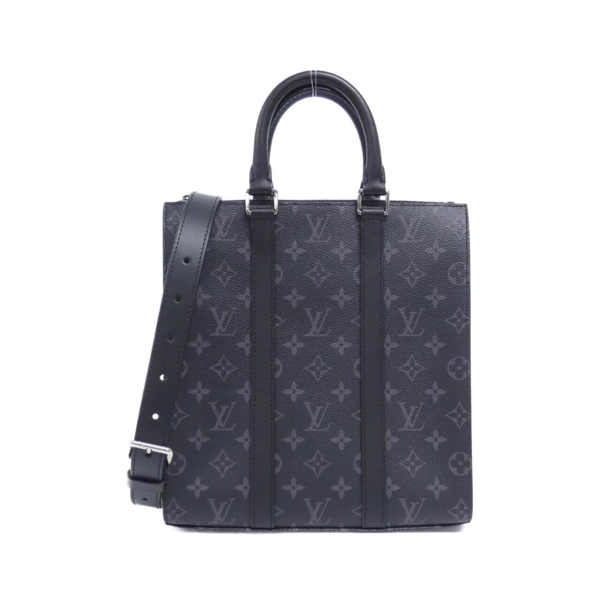 Louis Vuitton Black Coated Canvas Handbag (Pre-Owned)