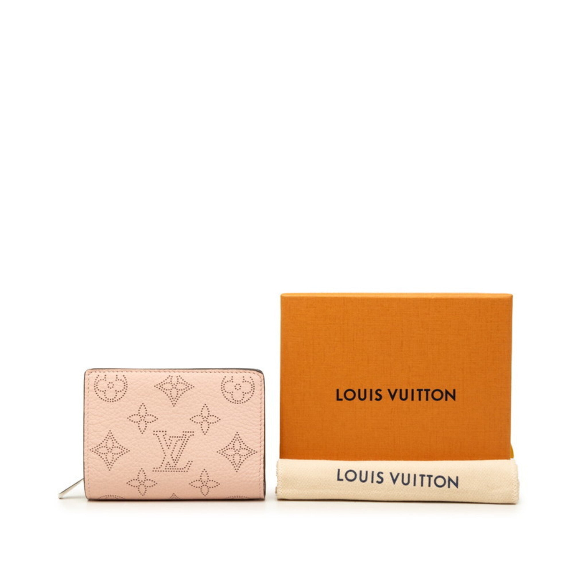 Louis Vuitton Monogram Pink Leather Wallet (Bi-Fold) (Pre-Owned)