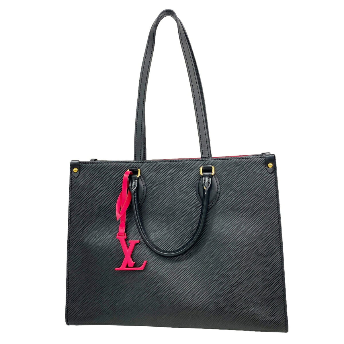 Louis Vuitton Noir Pink Tote Bag (Pre-Owned)