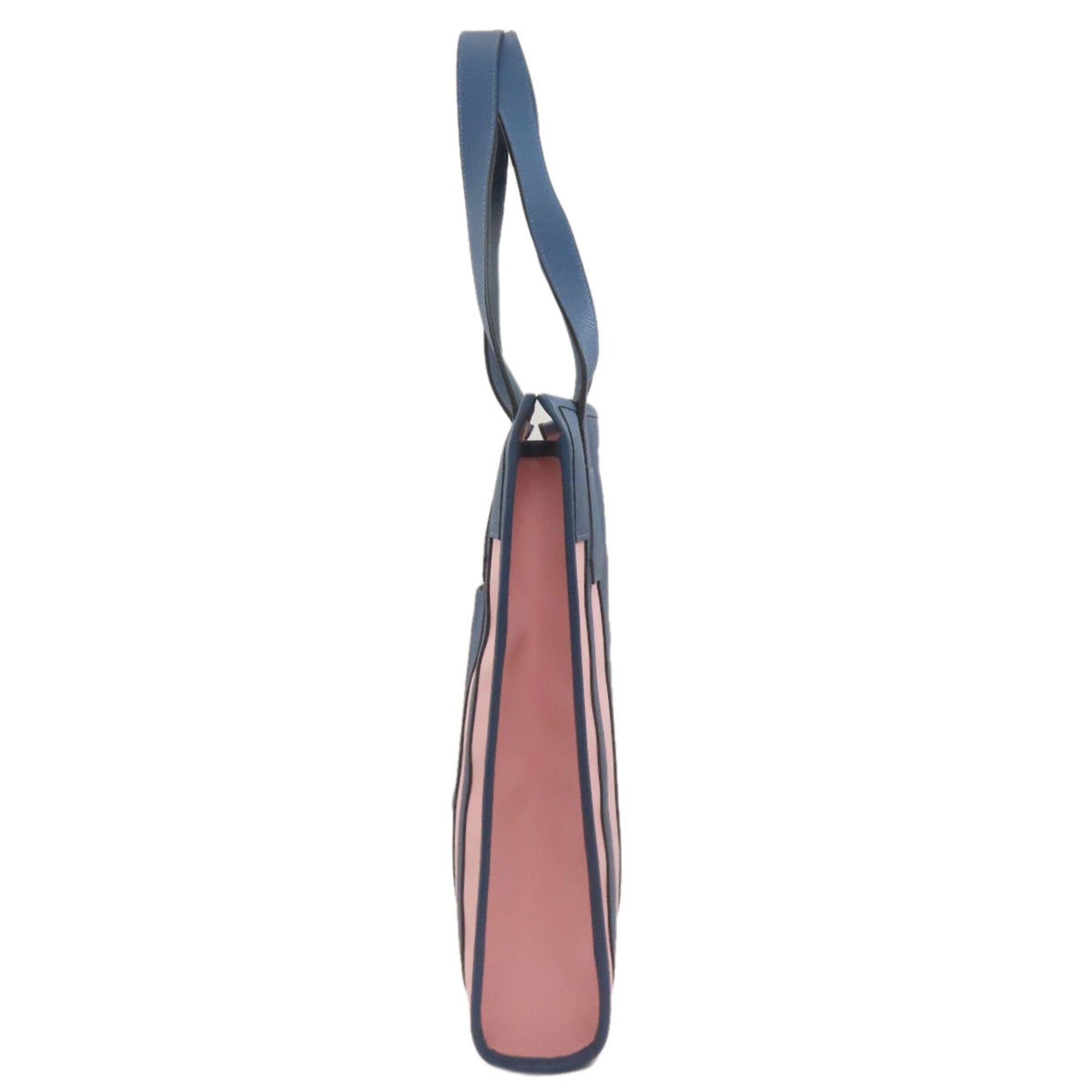 Hermes Blue Pink Toile H Tote Bag (Pre-Owned)