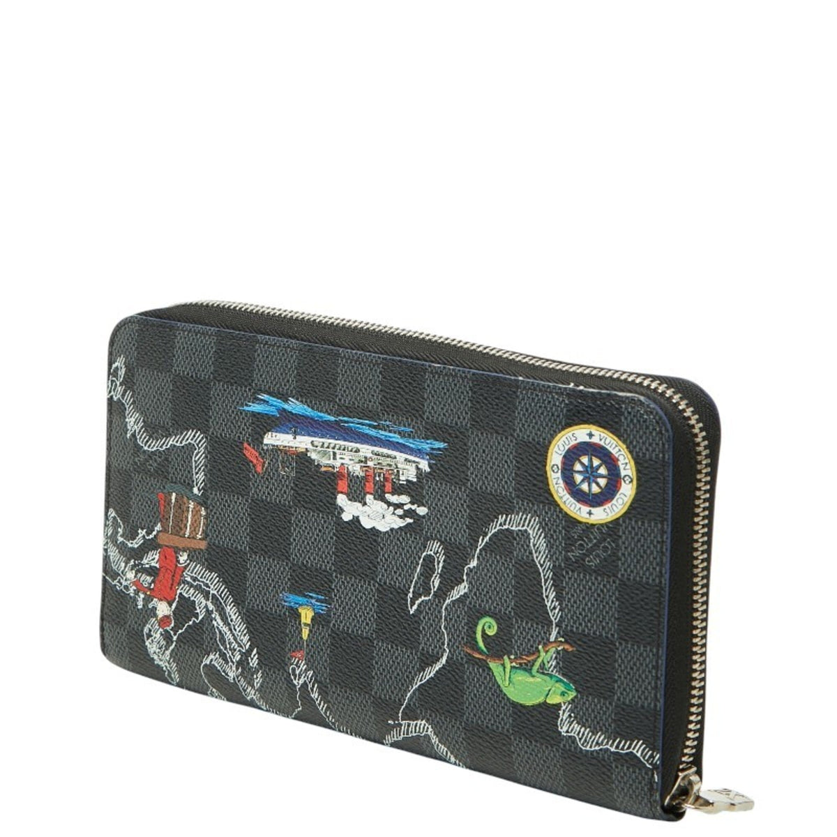 Louis Vuitton Pvc Leather Long Wallet (Bi-Fold) (Pre-Owned)