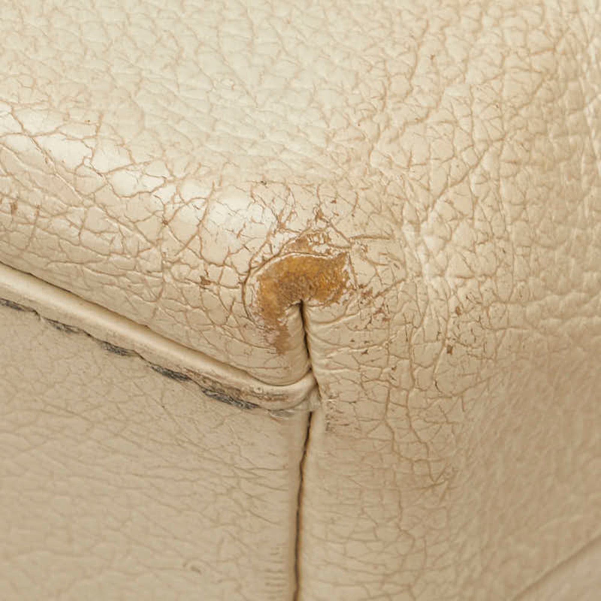 Balenciaga White Leather Handbag Shoulder Bag (Pre-Owned)
