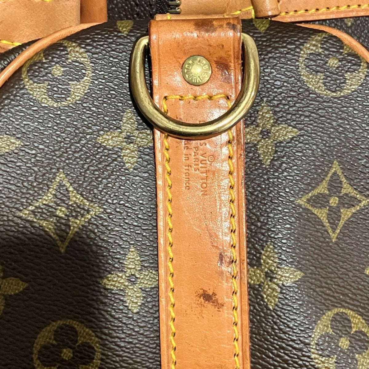 Louis Vuitton Brown Monogram Canvas Boston Bag (Pre-Owned)