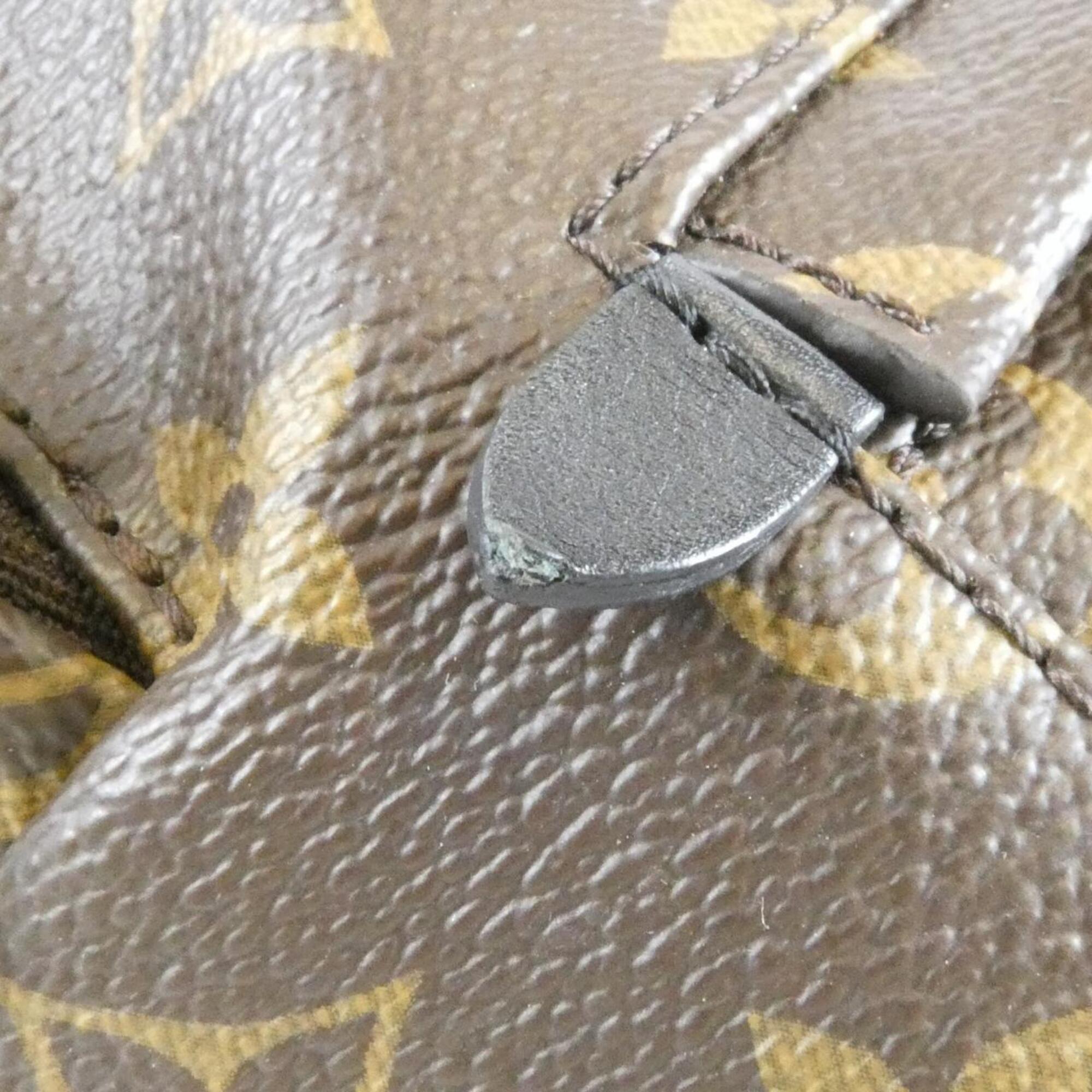 Louis Vuitton Brown Coated Canvas Backpack (Pre-Owned)