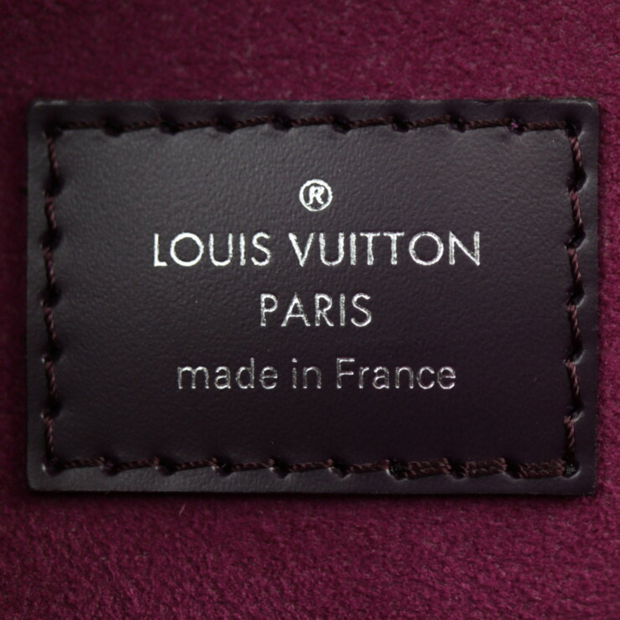 Louis Vuitton Cassis Leather Clutch Bag Handbag Pochette Shoulder Bag (Pre-Owned)