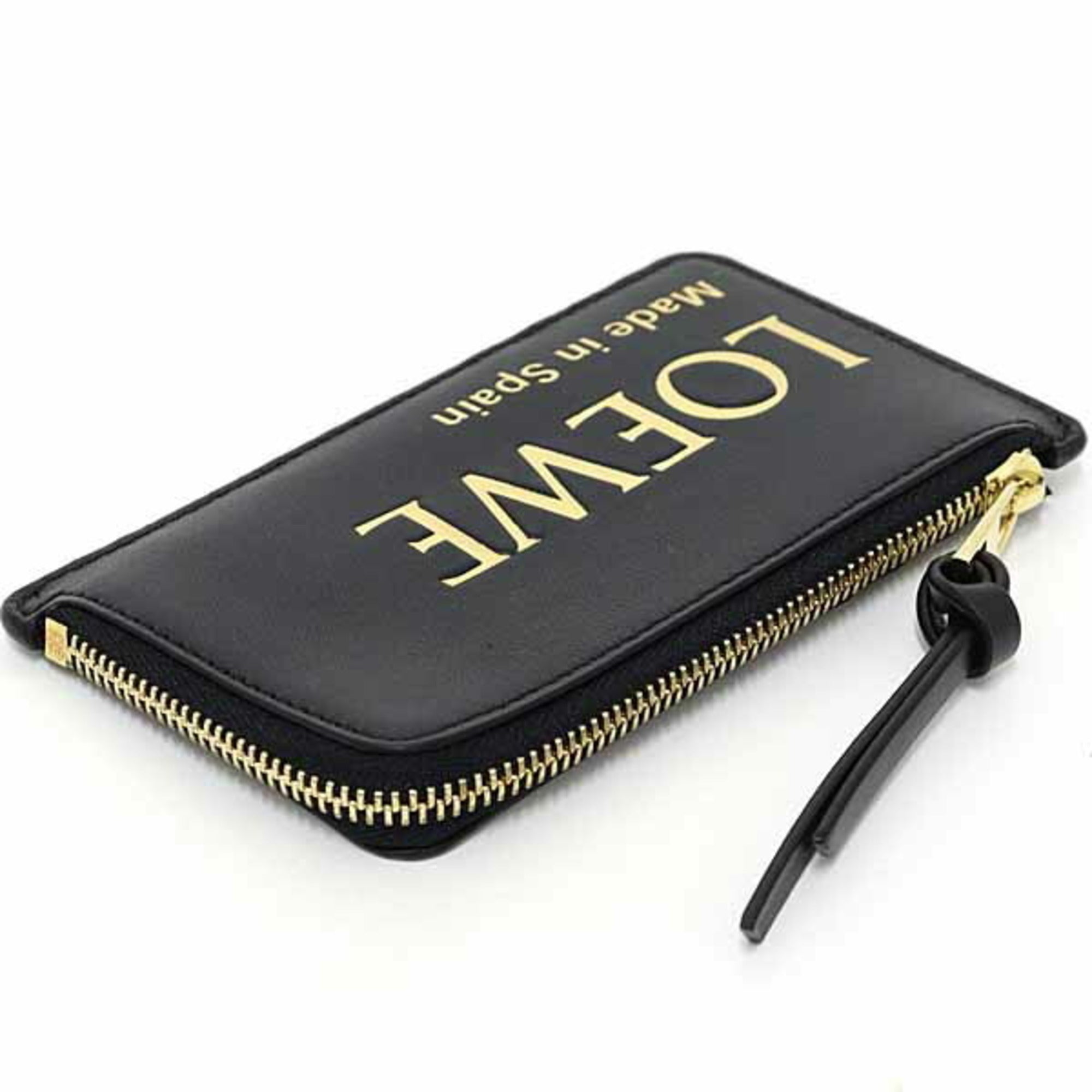 Loewe Black Leather Coin Purse/Coin Case (Pre-Owned)
