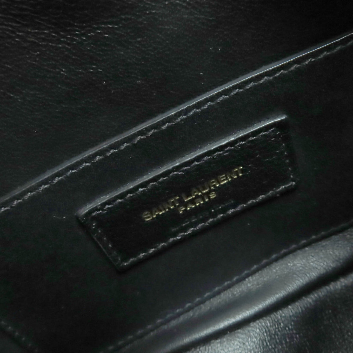 Saint Laurent Black Leather Shoulder Bag (Pre-Owned)