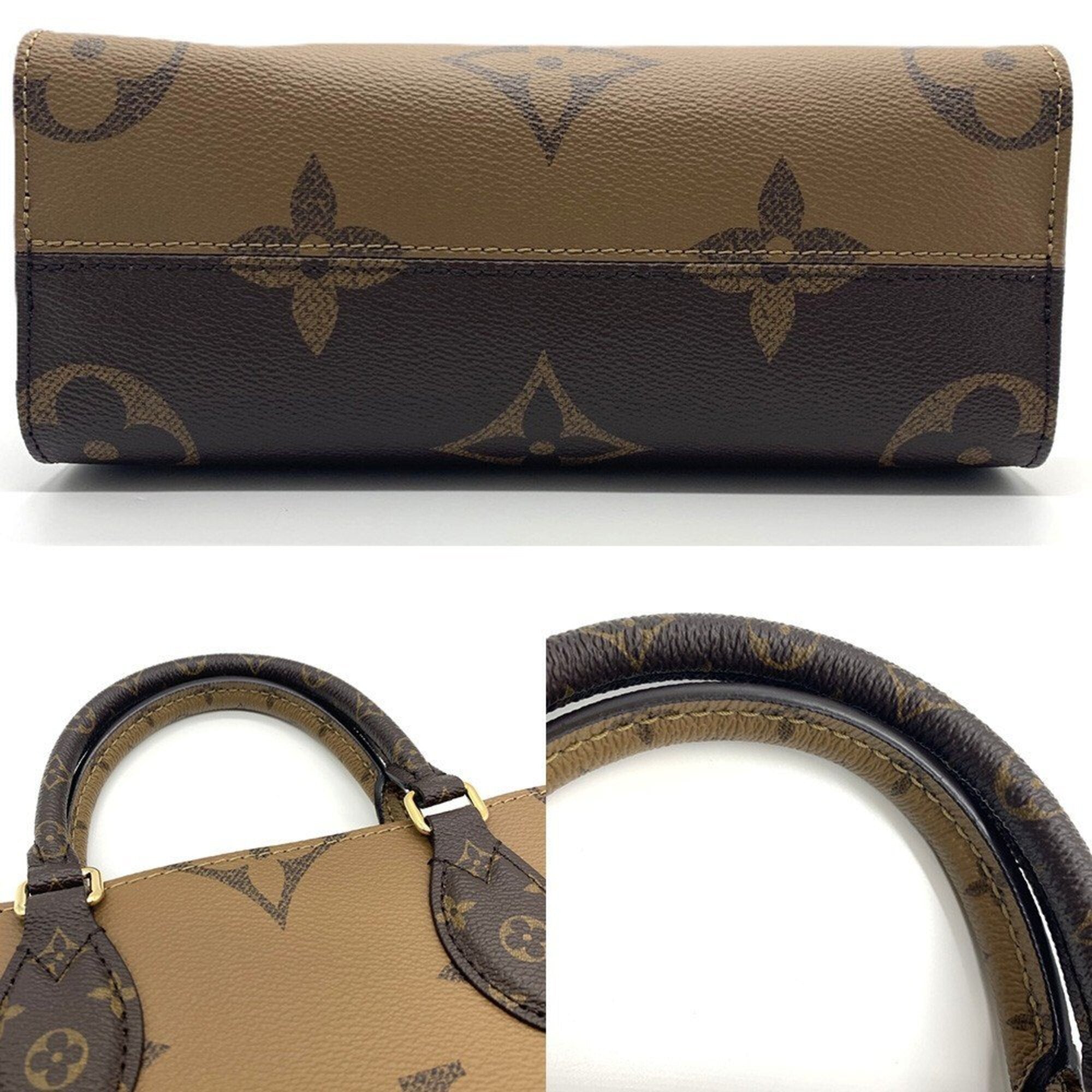 Louis Vuitton Brown Monogram Reverse Monogram Reverse Tote Bag (Pre-Owned)