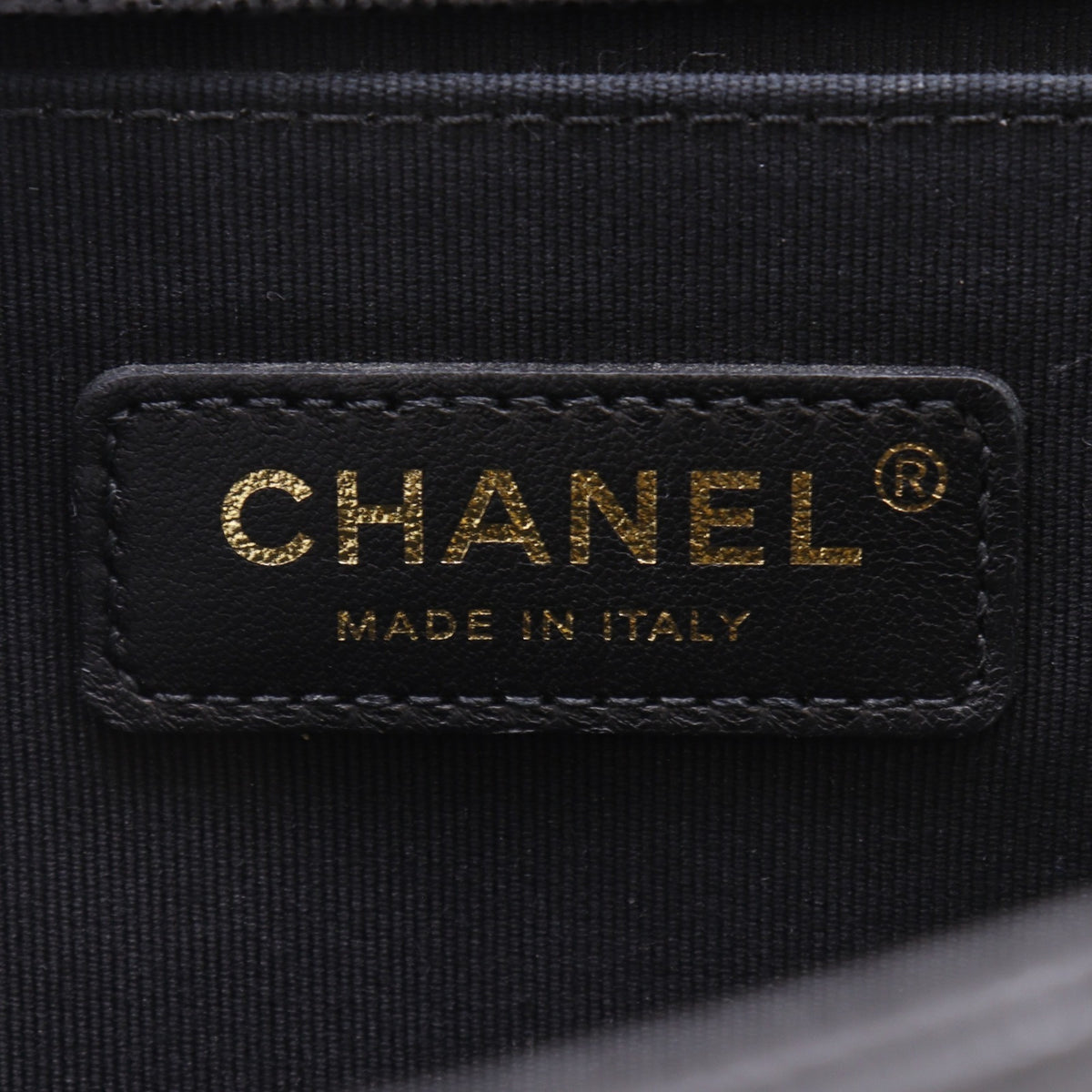 Chanel Black Grained Calfskin Shoulder Bag (Pre-Owned)