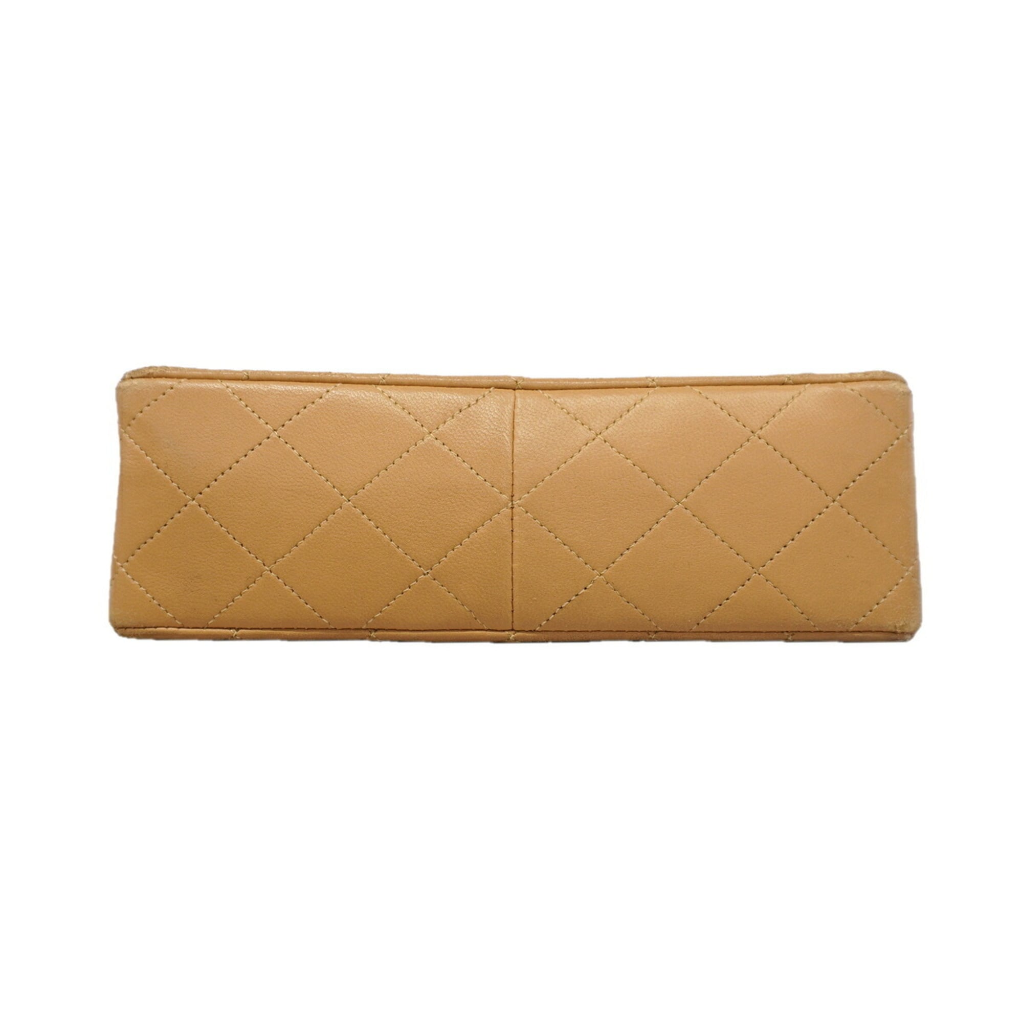 Chanel Beige Leather Shoulder Bag (Pre-Owned)