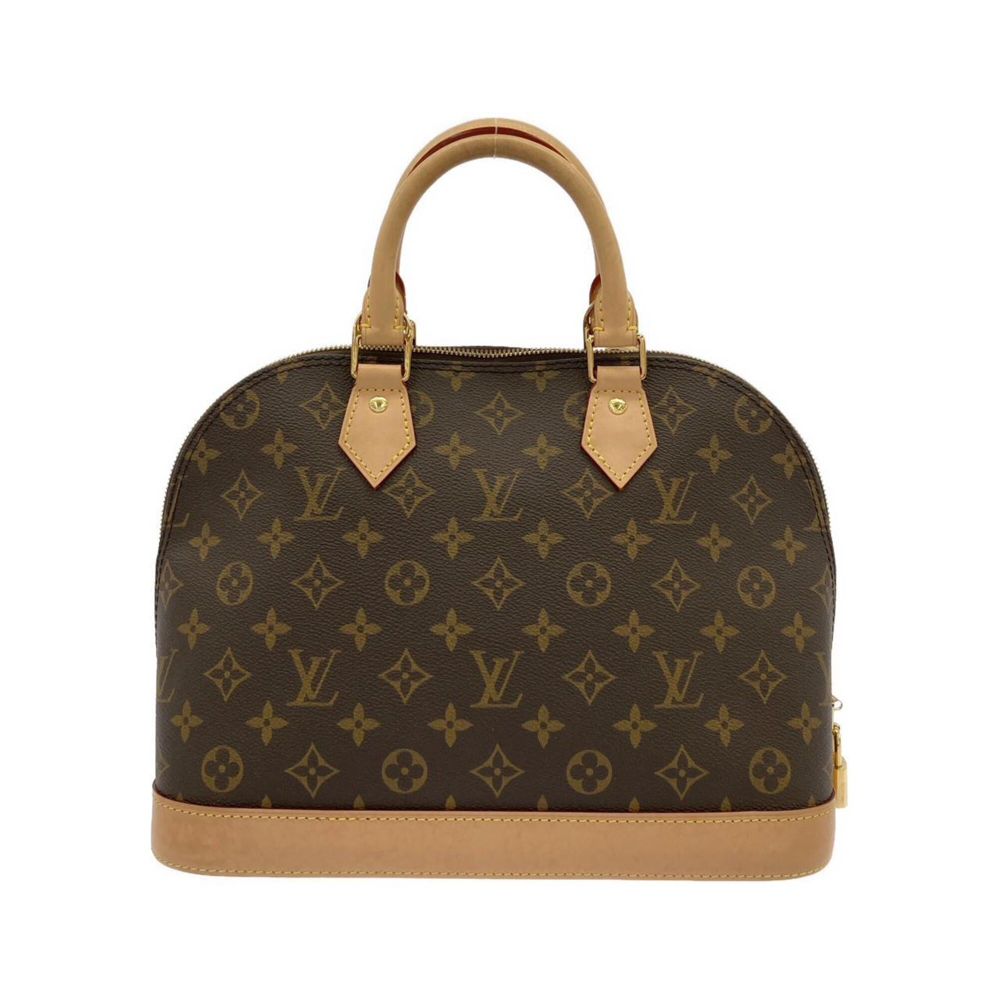 Louis Vuitton Marron Coated Canvas Handbag (Pre-Owned)