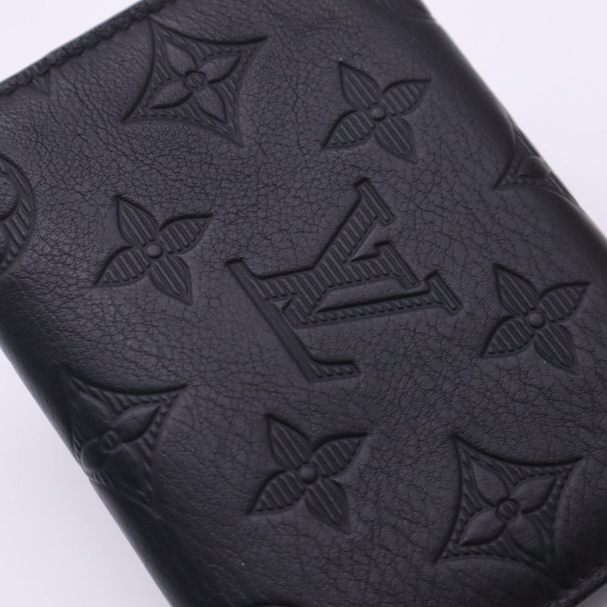 Louis Vuitton Monogram Shadow Black Monogram Shadow Wallet (Tri-Fold) (Pre-Owned)