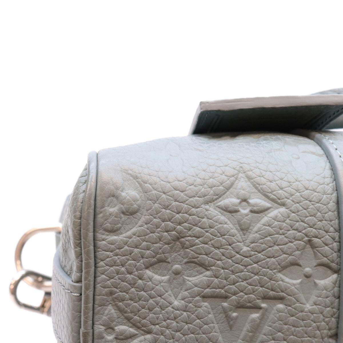Louis Vuitton Green Leather Boston Bag Shoulder Bag (Pre-Owned)