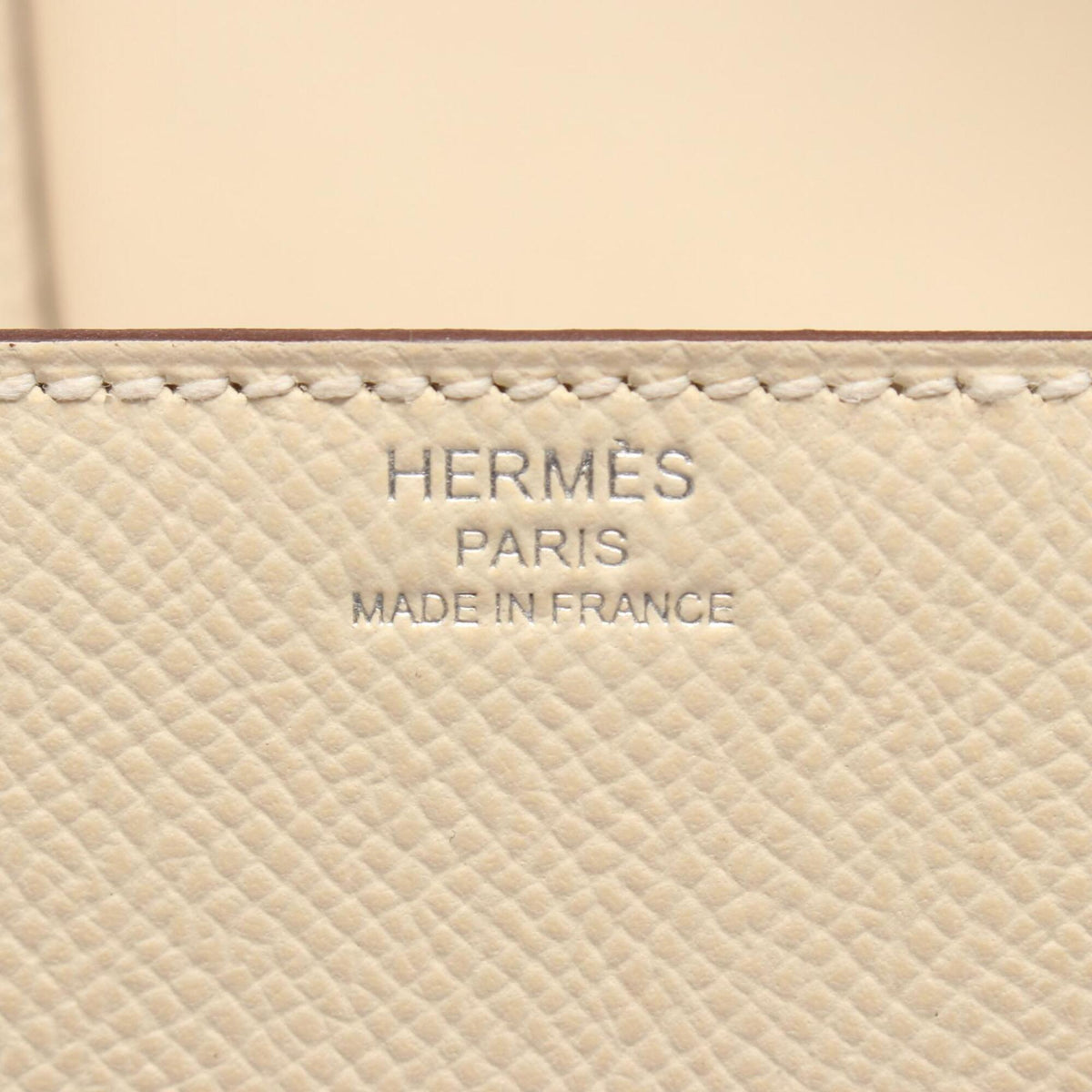 Hermes Ivory Epsom Leather Handbag Shoulder Bag (Pre-Owned)