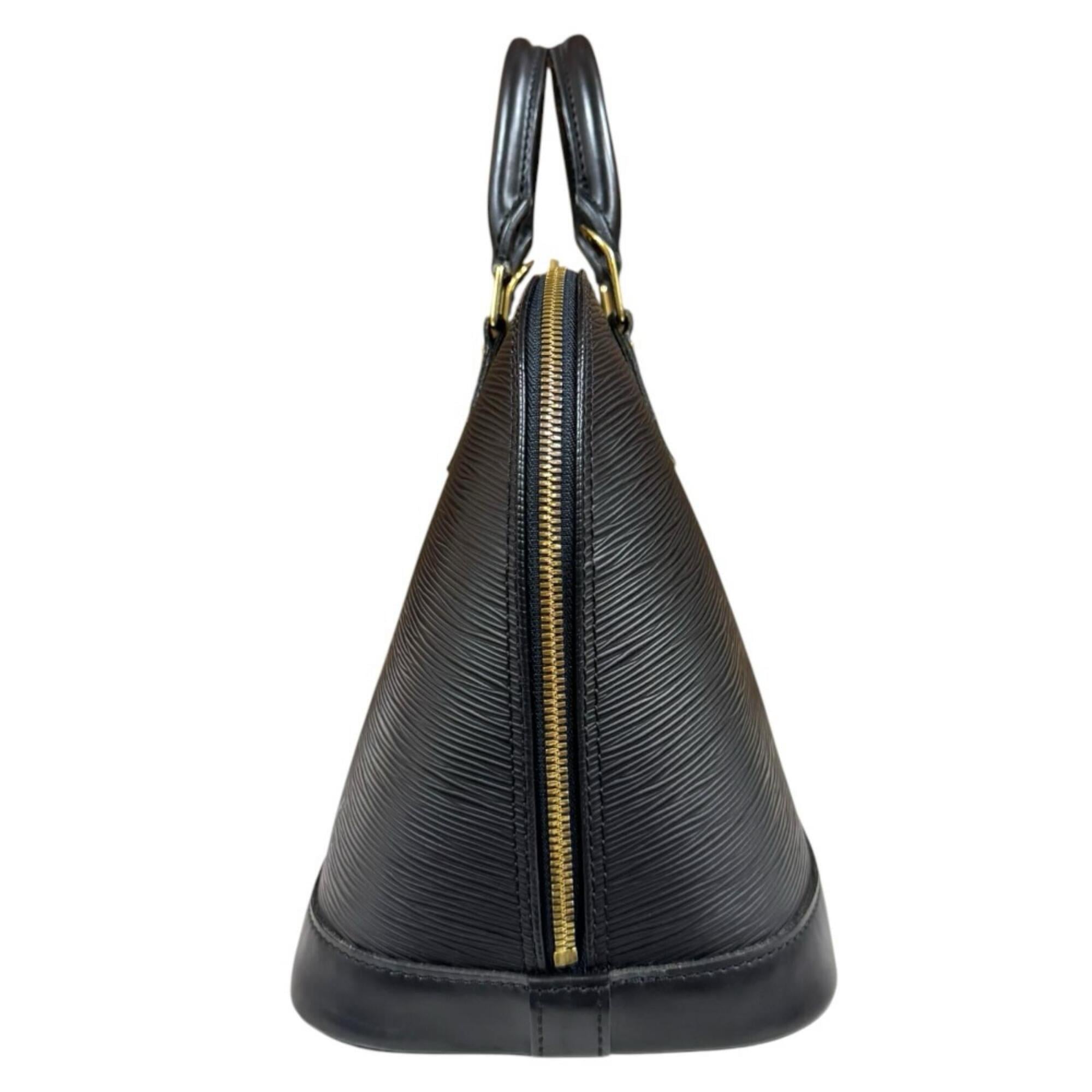 Louis Vuitton Epi Black Epi Leather Handbag (Pre-Owned)
