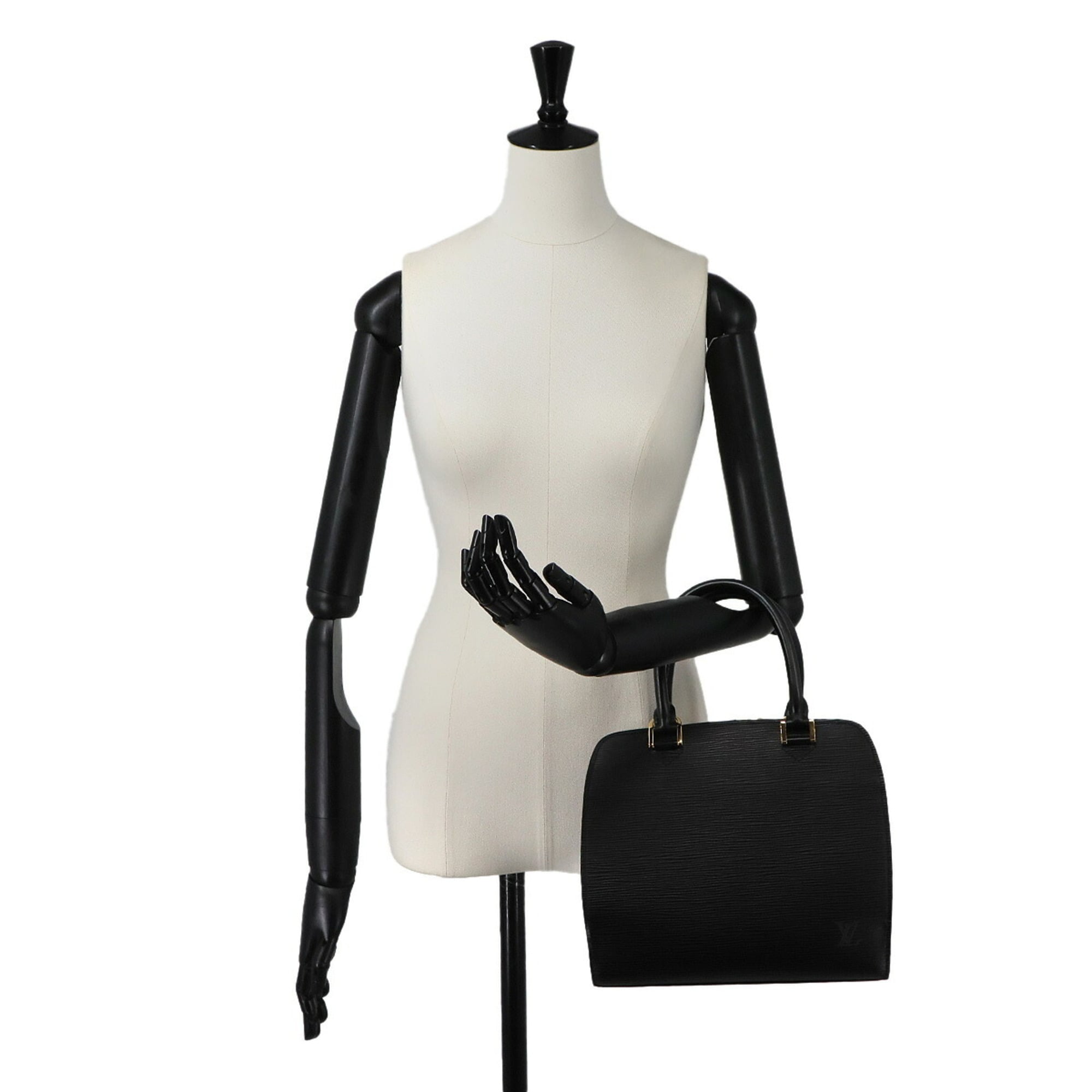 Louis Vuitton Noir Epi Leather Handbag (Pre-Owned)
