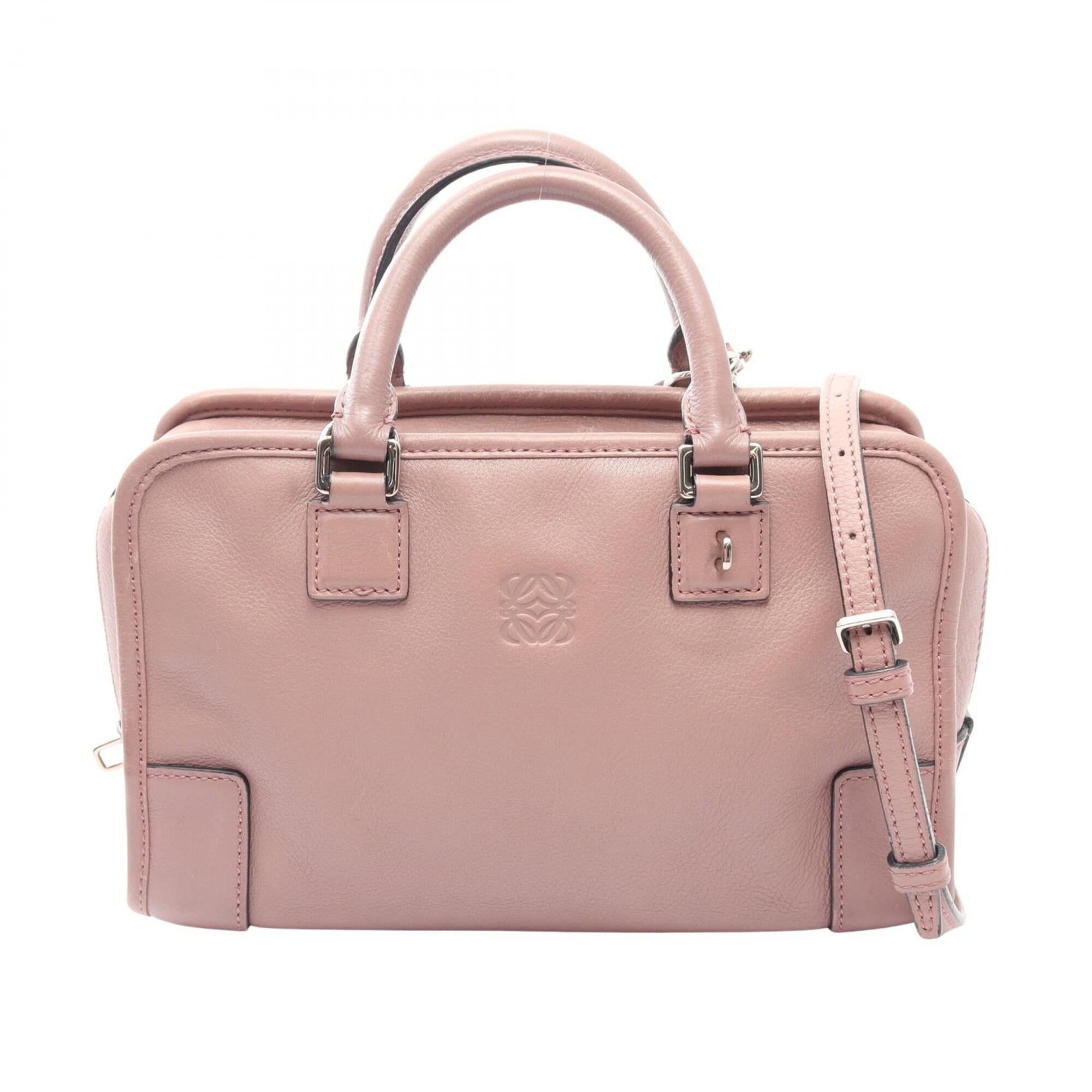 Loewe Pink Leather Handbag (Pre-Owned)