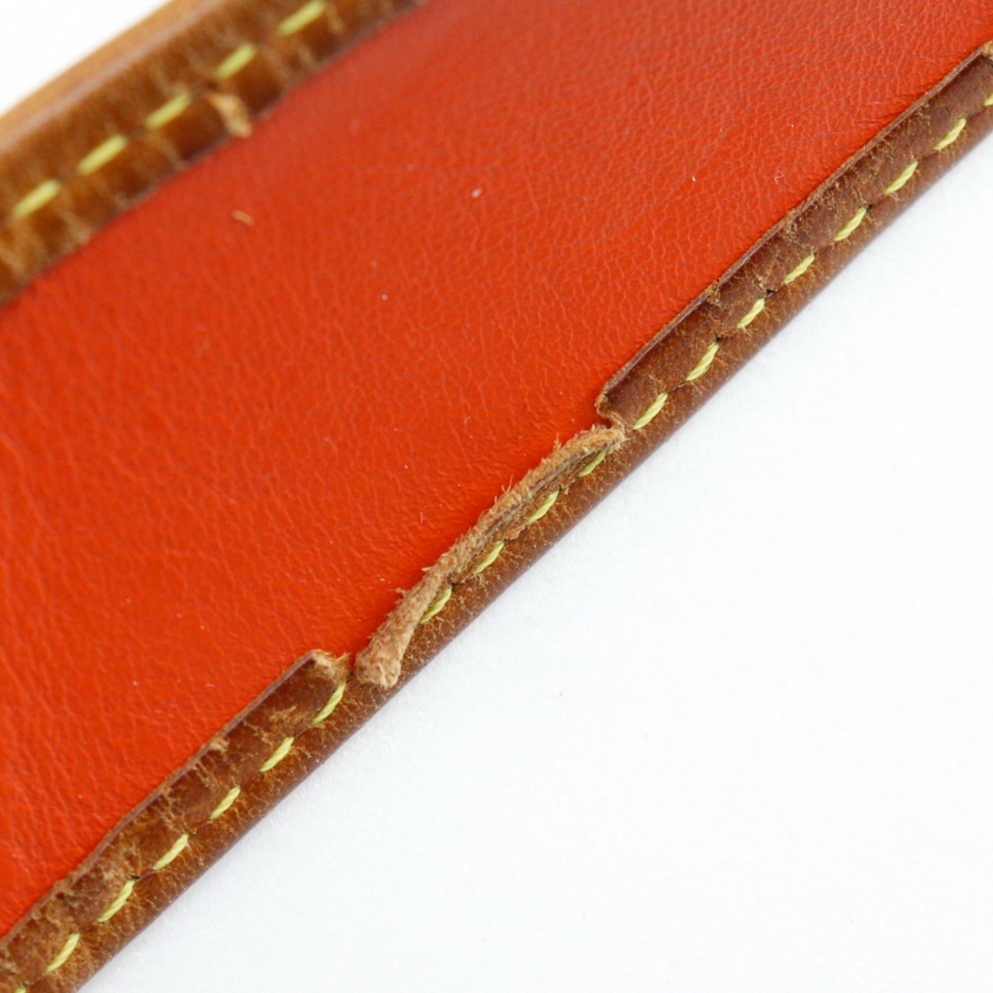 Louis Vuitton Brown Galle Orange Monogram Perforated Shoulder Bag (Pre-Owned)