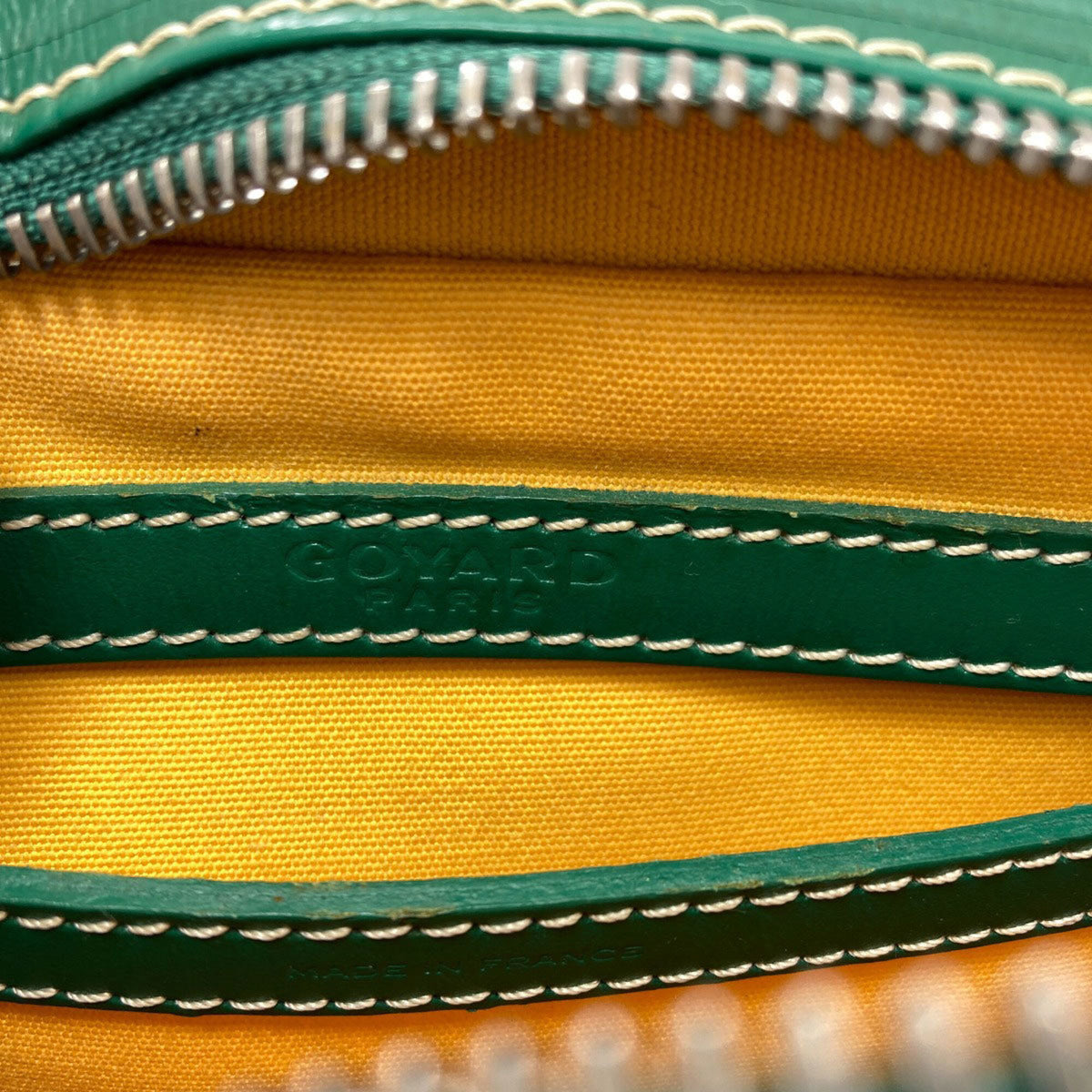 Goyard Green Coated Canvas Shoulder Bag (Pre-Owned)