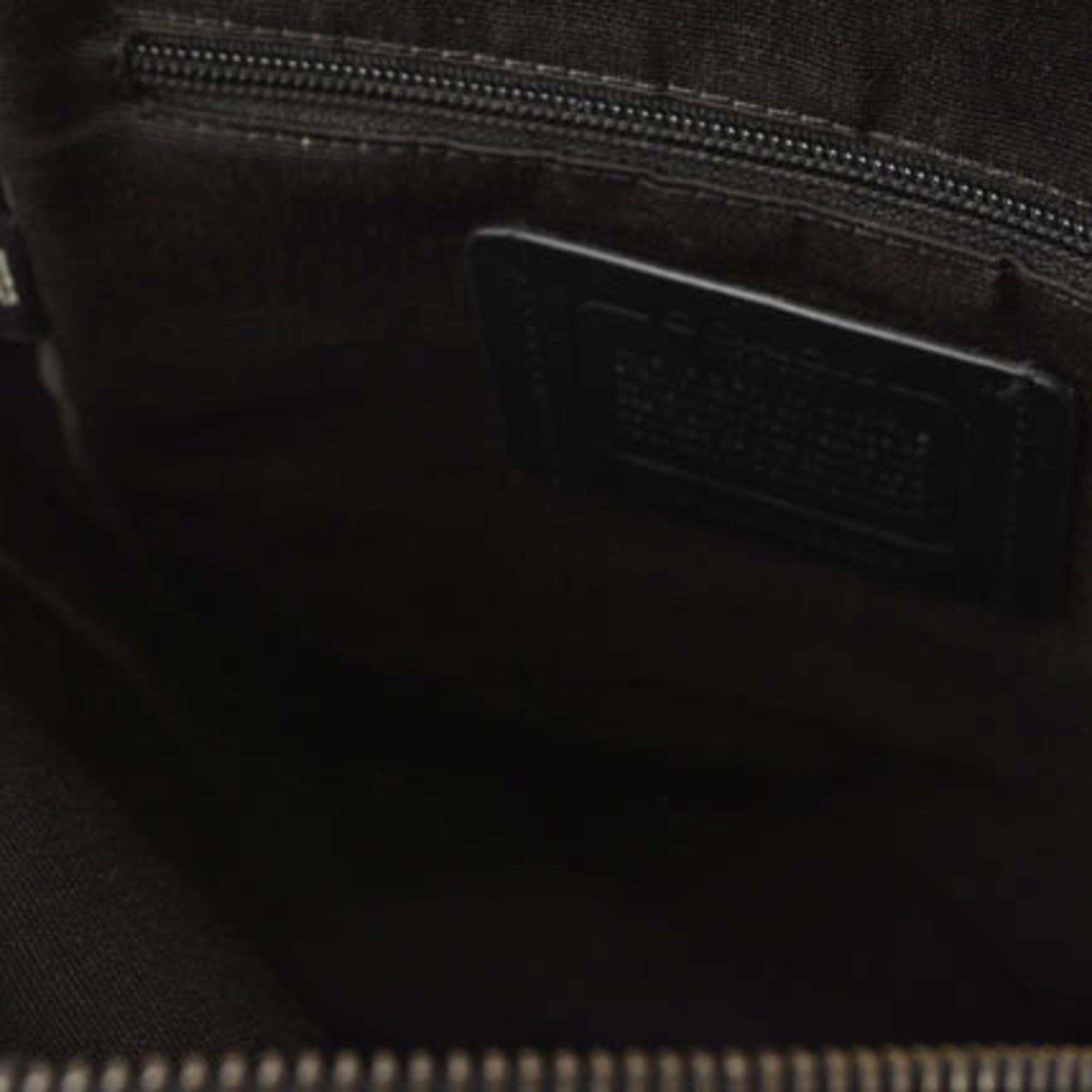 Coach Black Leather Shoulder Bag Sling Bag (Pre-Owned)