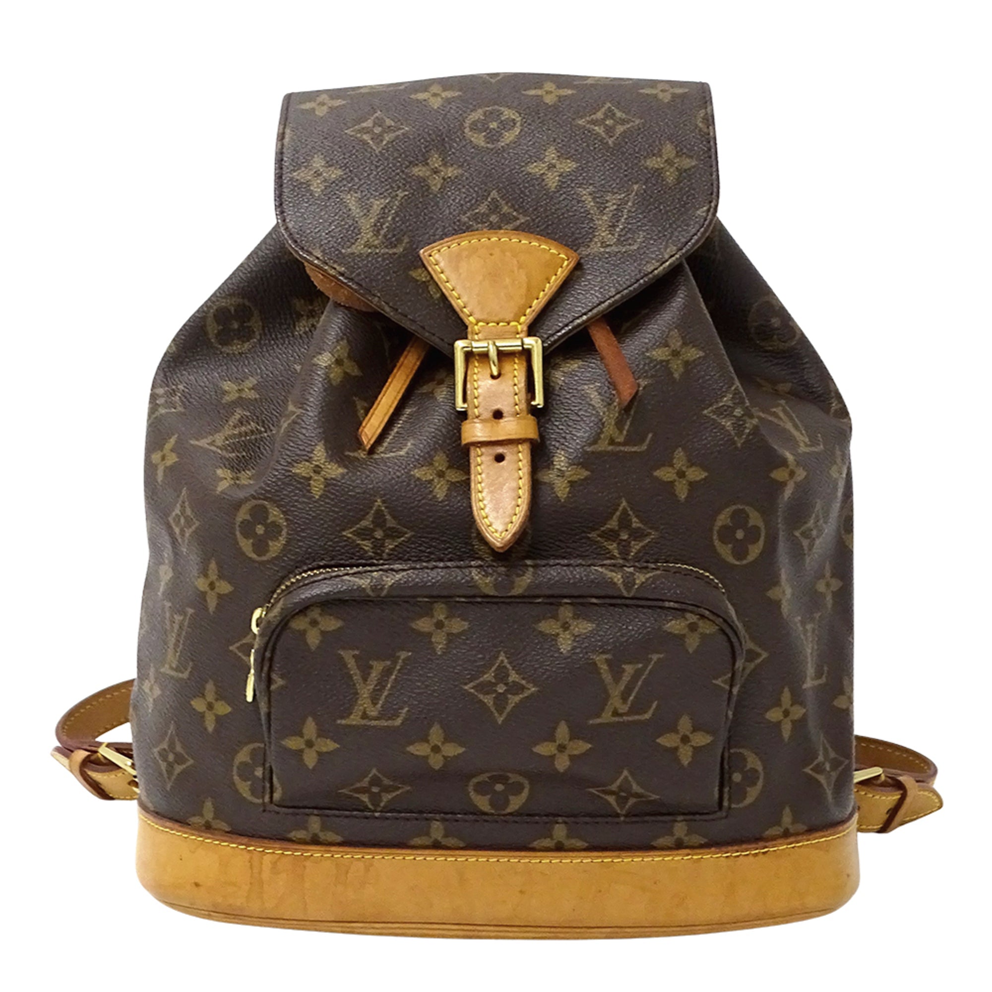 Louis Vuitton Brown Monogram Canvas Handbag (Pre-Owned)