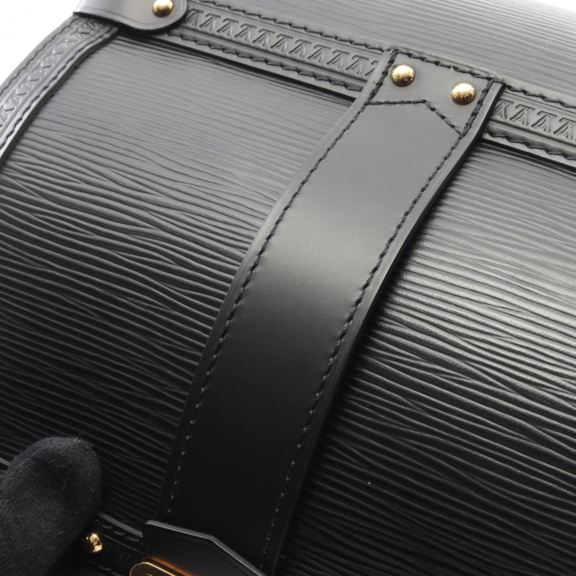 Louis Vuitton Black Epi Leather Handbag Shoulder Bag (Pre-Owned)