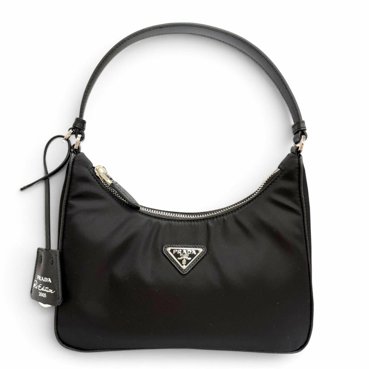 Prada Black Nylon Handbag (Pre-Owned)