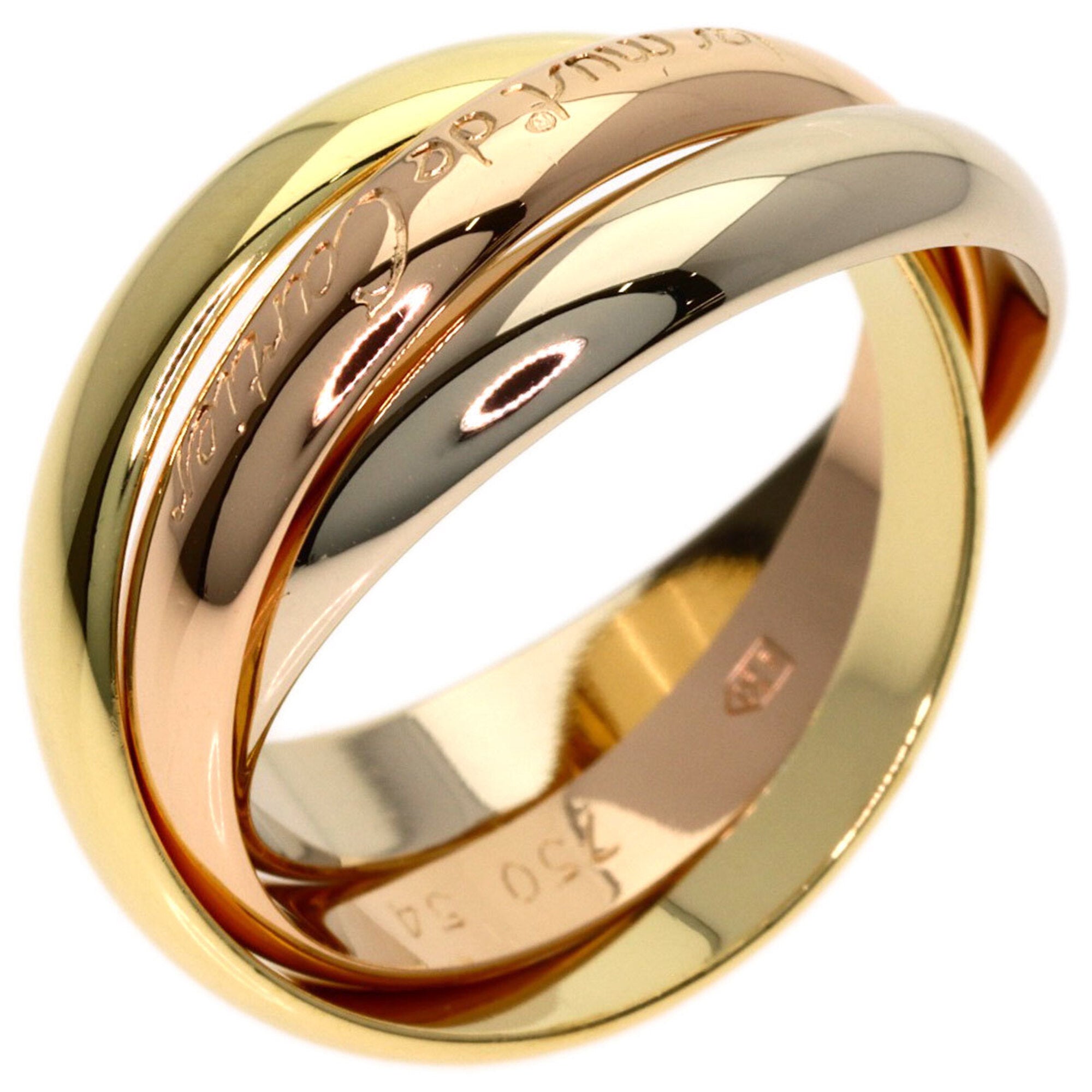 Cartier Yellow Gold (18K) Pink Gold (18K) White Gold (18K) Band Ring (Pre-Owned)