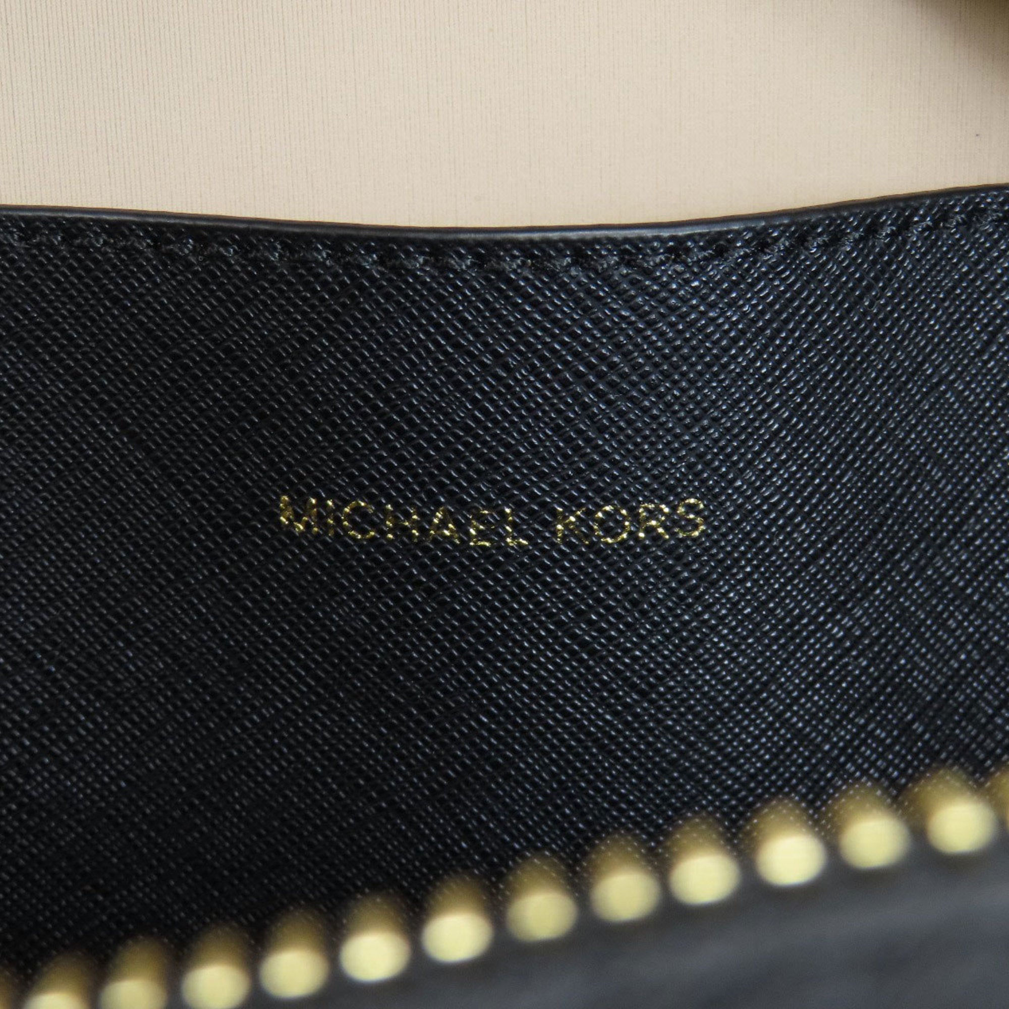 Michael Kors Black Leather Tote Bag (Pre-Owned)