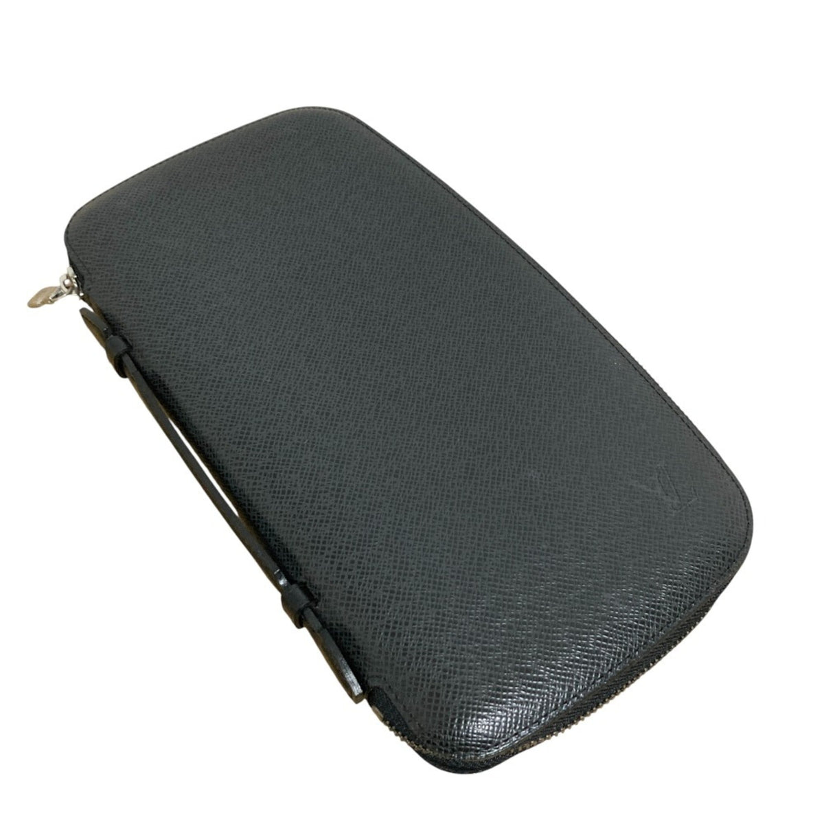 Louis Vuitton Ardoise Black Taiga Leather Long Wallet (Bi-Fold) (Pre-Owned)