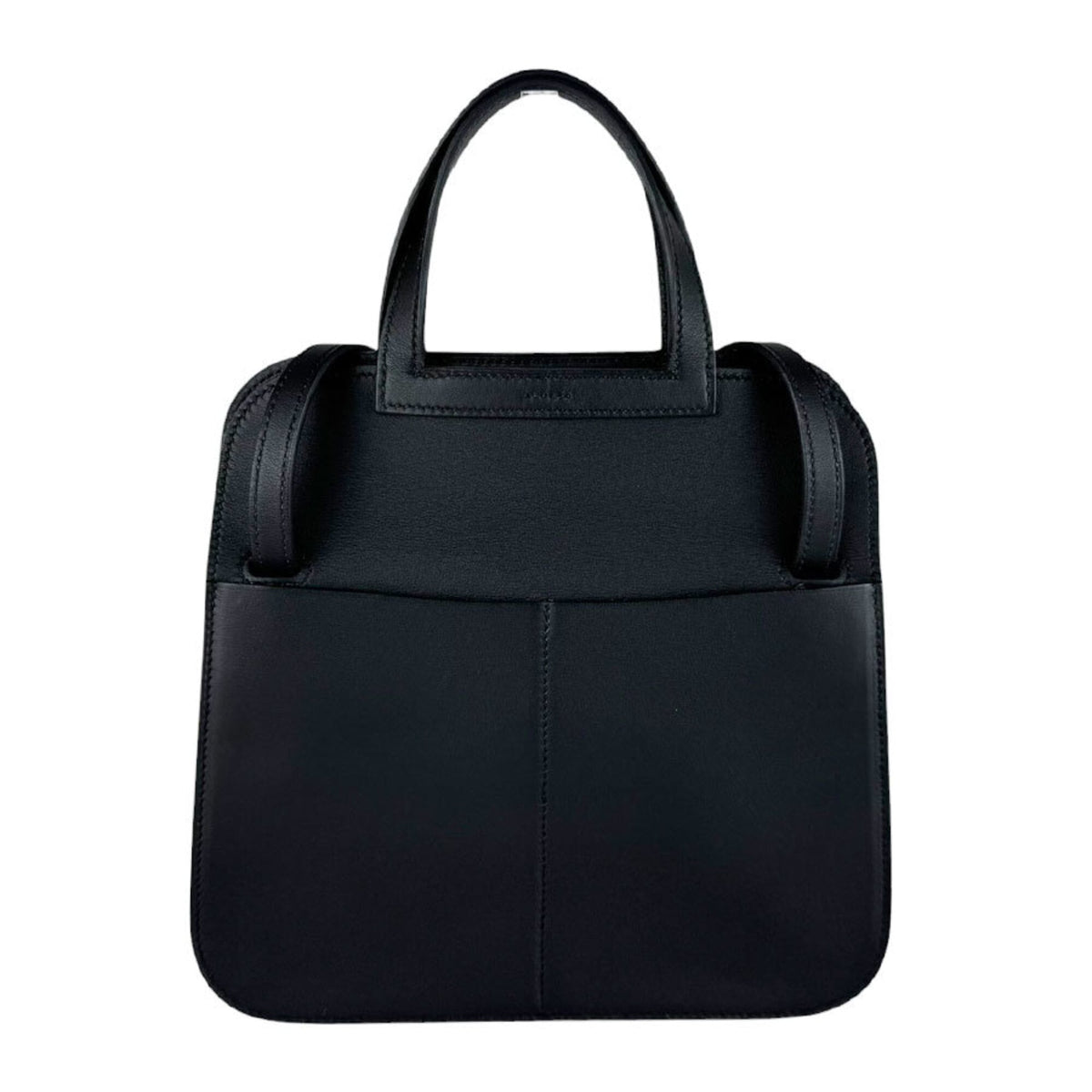 Hermes Black Swift Leather Handbag Shoulder Bag (Pre-Owned)