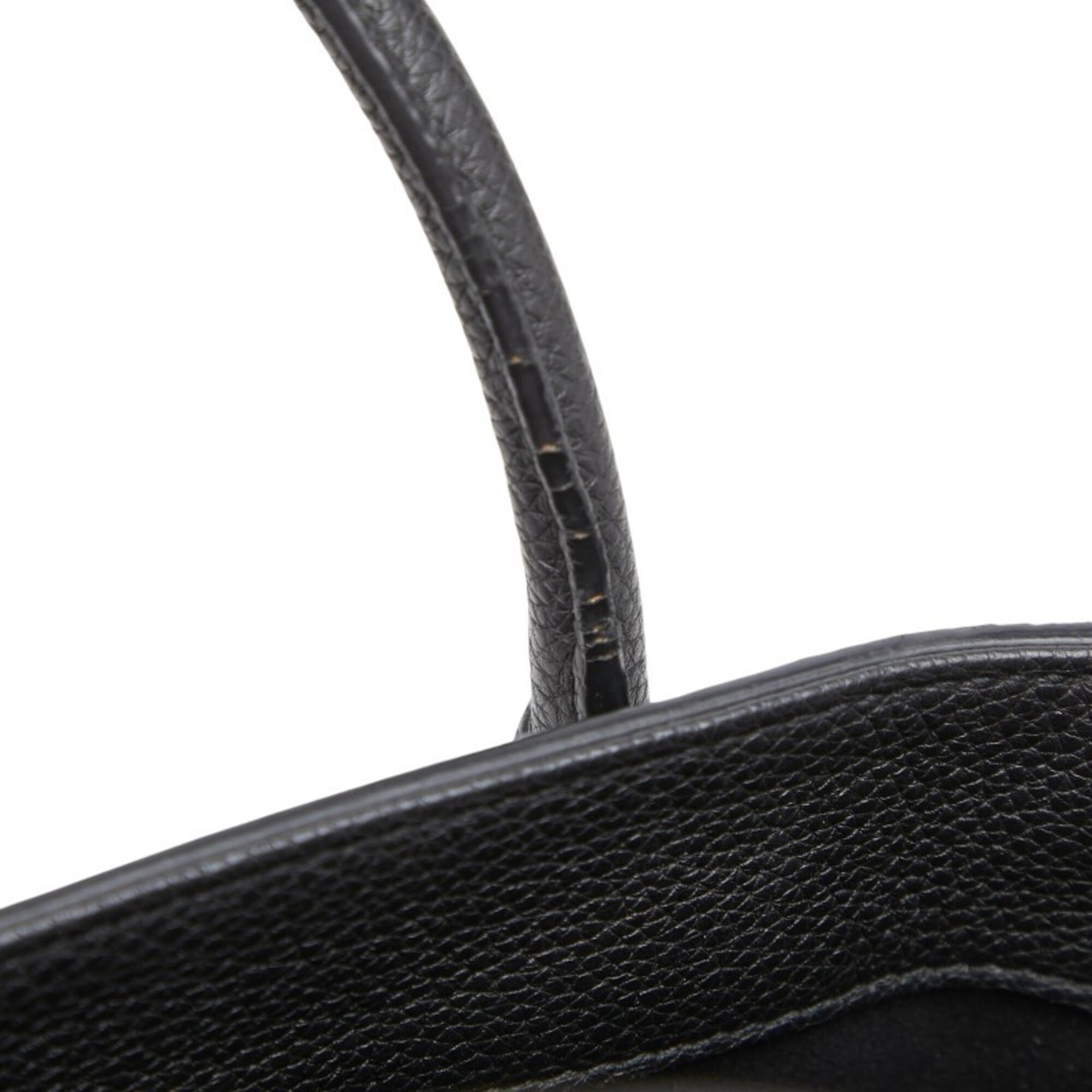 Gucci Black Leather Handbag Shoulder Bag (Pre-Owned)