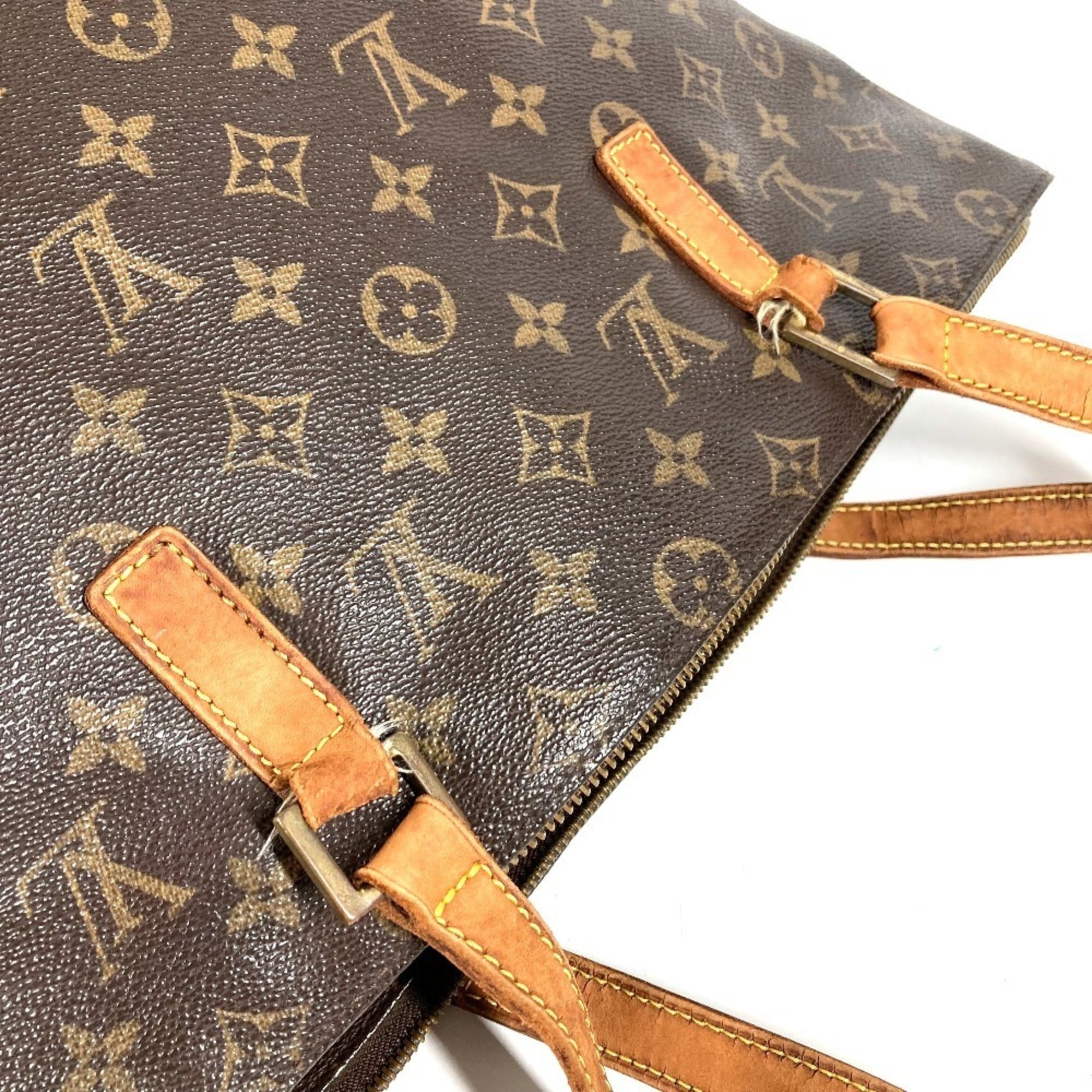 Louis Vuitton Brown Monogram Shoulder Bag Tote Bag (Pre-Owned)