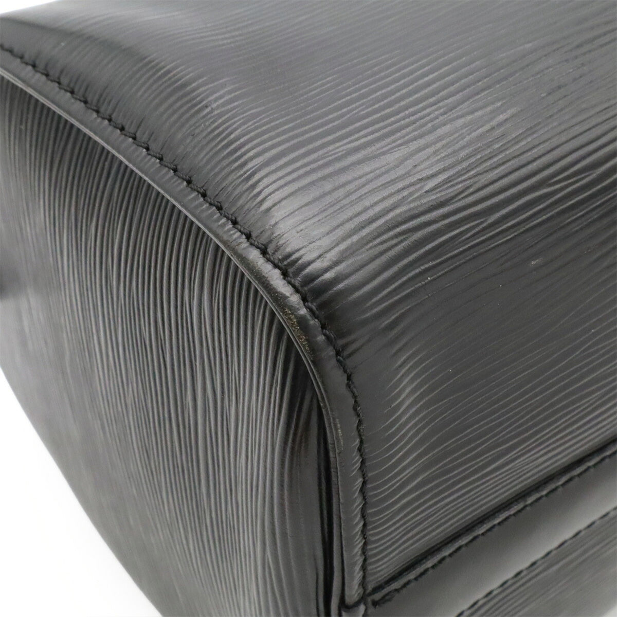 Louis Vuitton Noir Epi Leather Boston Bag Handbag (Pre-Owned)