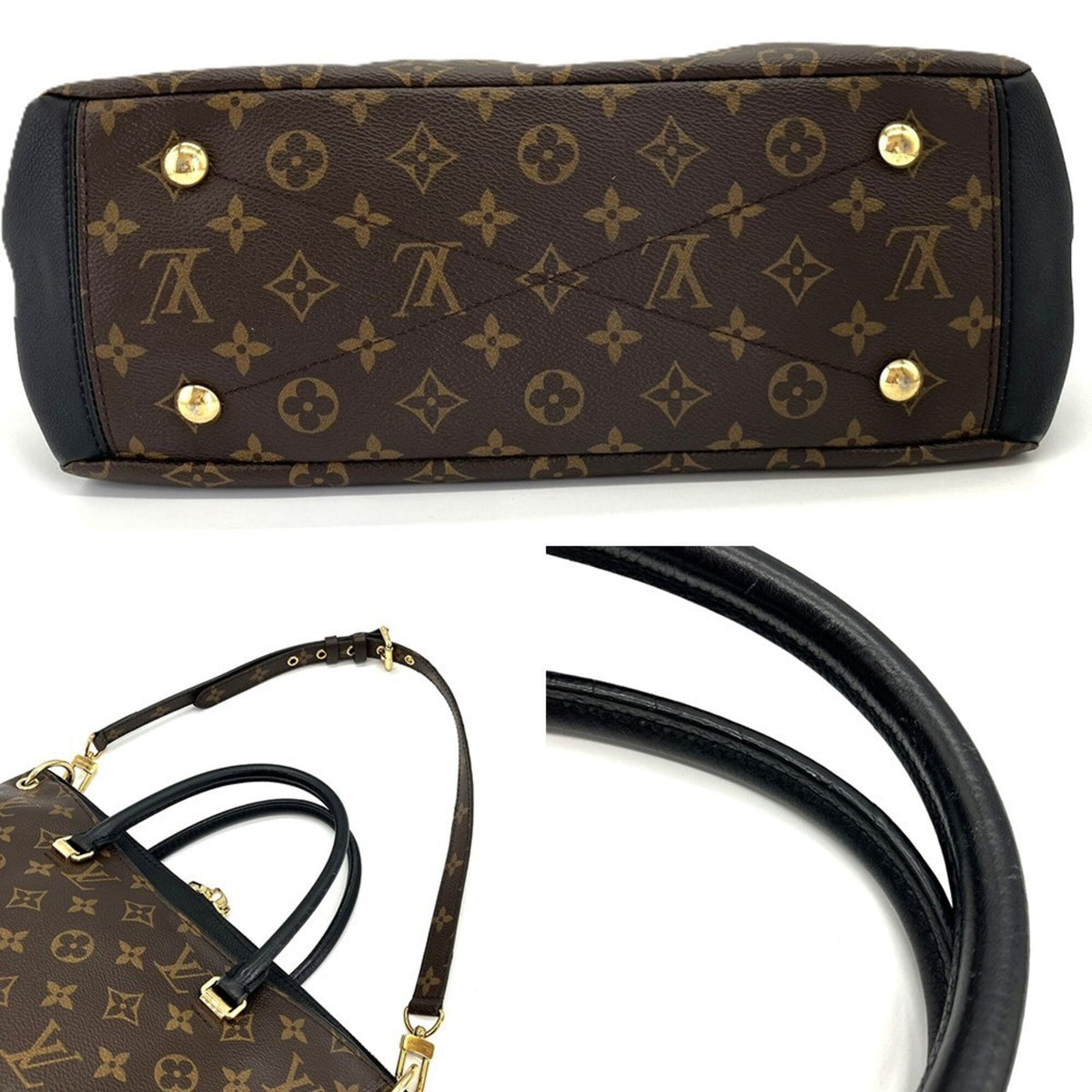Louis Vuitton Monogram Brown Monogram Canvas Handbag (Pre-Owned)