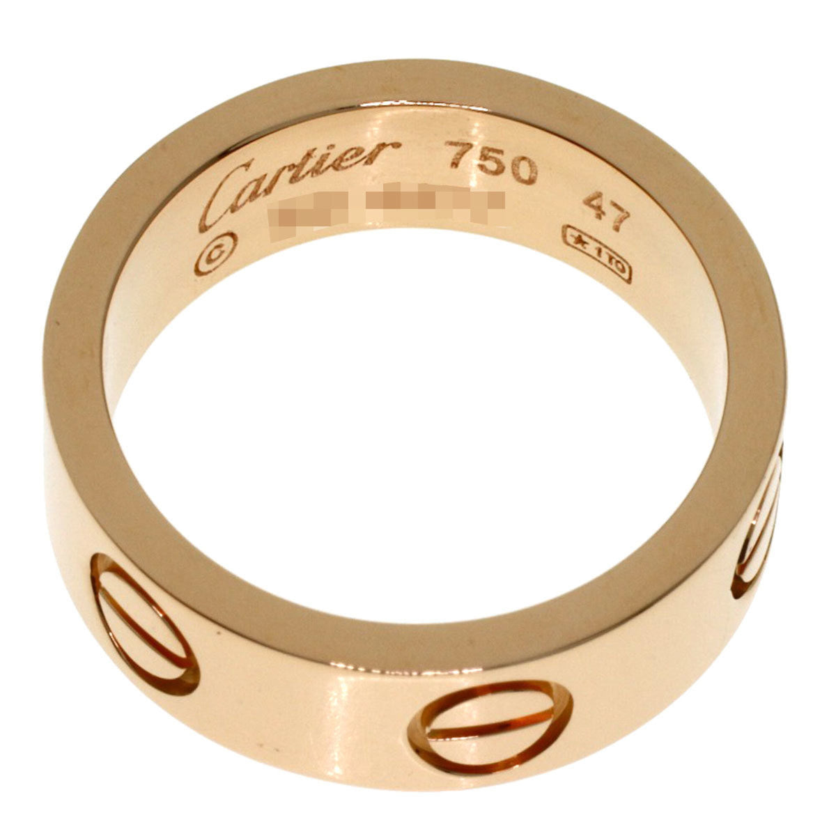 Cartier Pink Gold (18K) Band Ring (Pre-Owned)