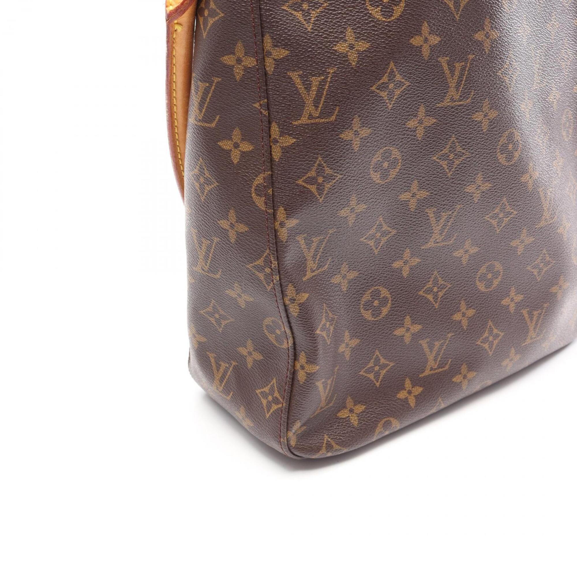 Louis Vuitton Brown Pvc Leather Handbag Shoulder Bag (Pre-Owned)