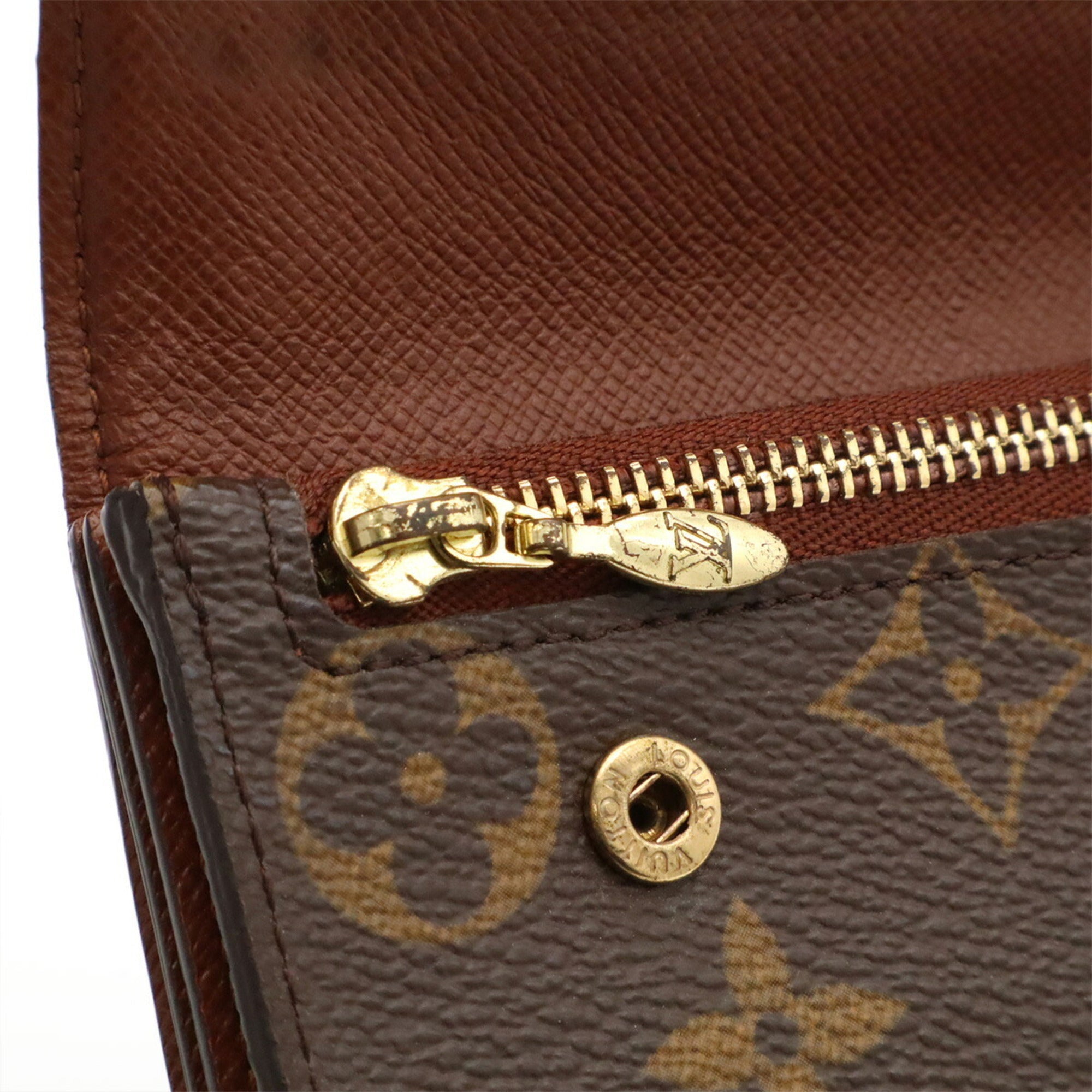 Louis Vuitton Monogram Brown Monogram Monogram Long Wallet (Bi-Fold) (Pre-Owned)