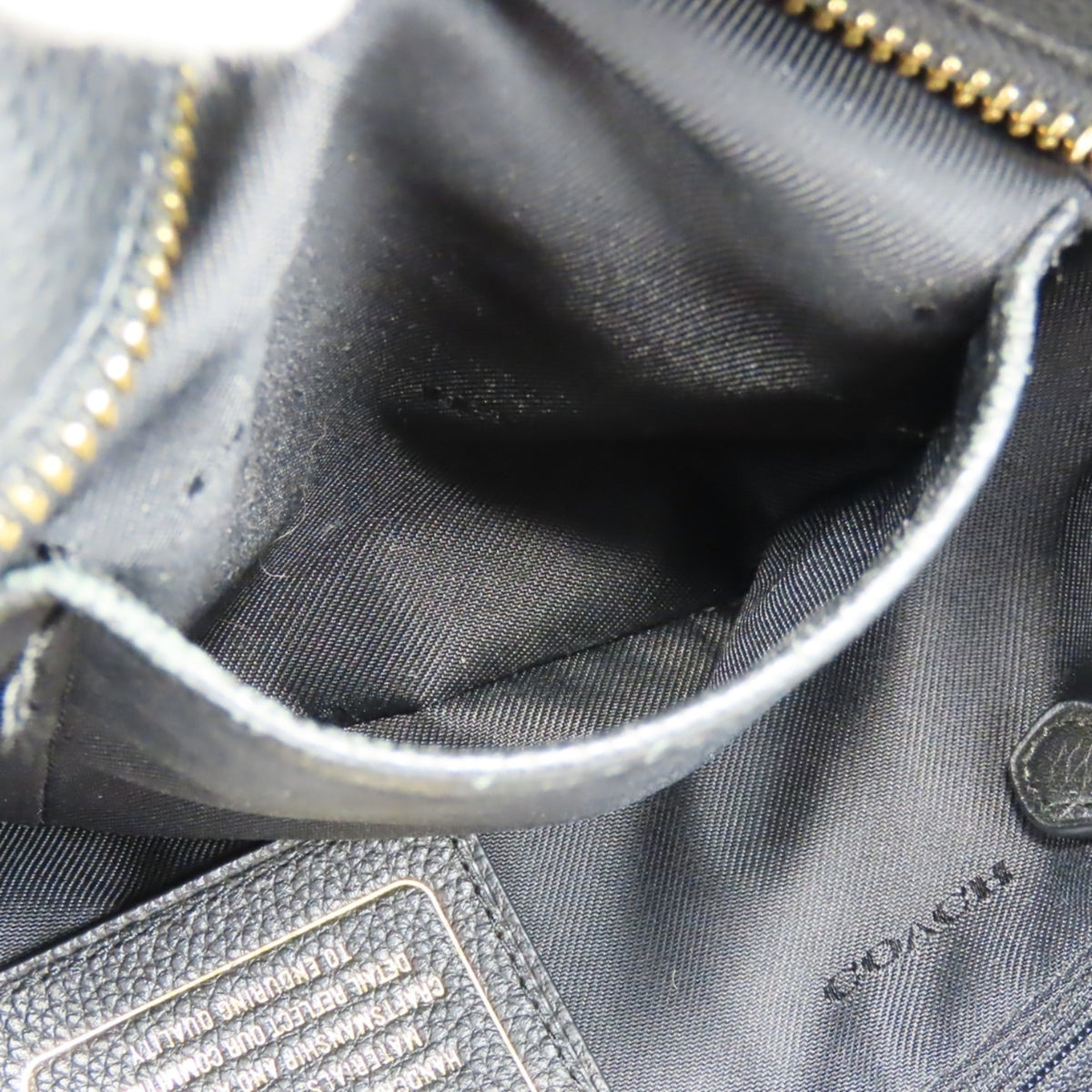 Coach Black Leather Tote Bag (Pre-Owned)