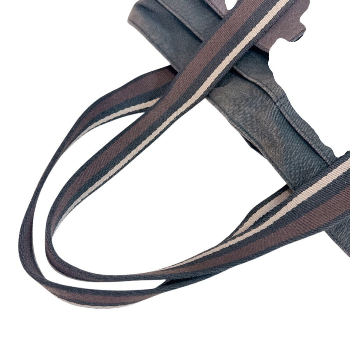 Hermes Black Canvas Tote Bag (Pre-Owned)