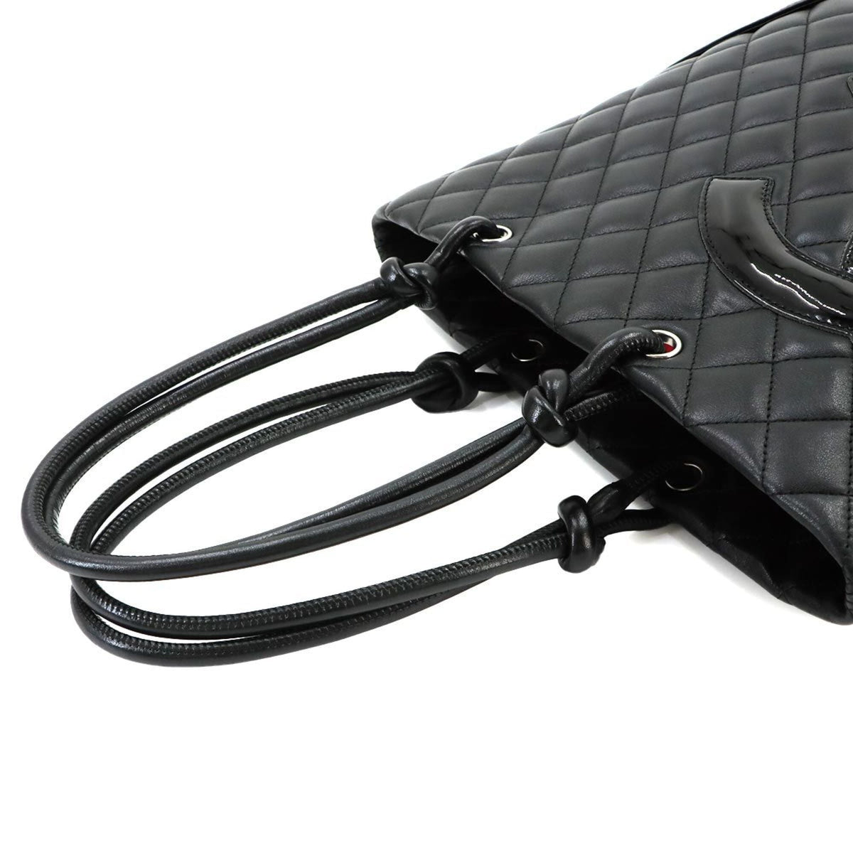 Chanel Black Cambon Ligne Handbag Tote Bag (Pre-Owned)