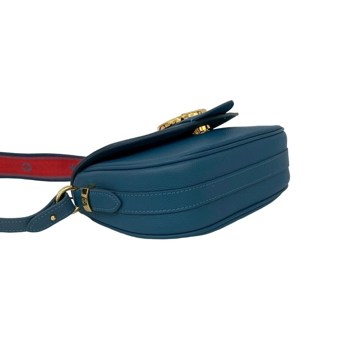 Louis Vuitton Blue Leather Pochette Shoulder Bag (Pre-Owned)