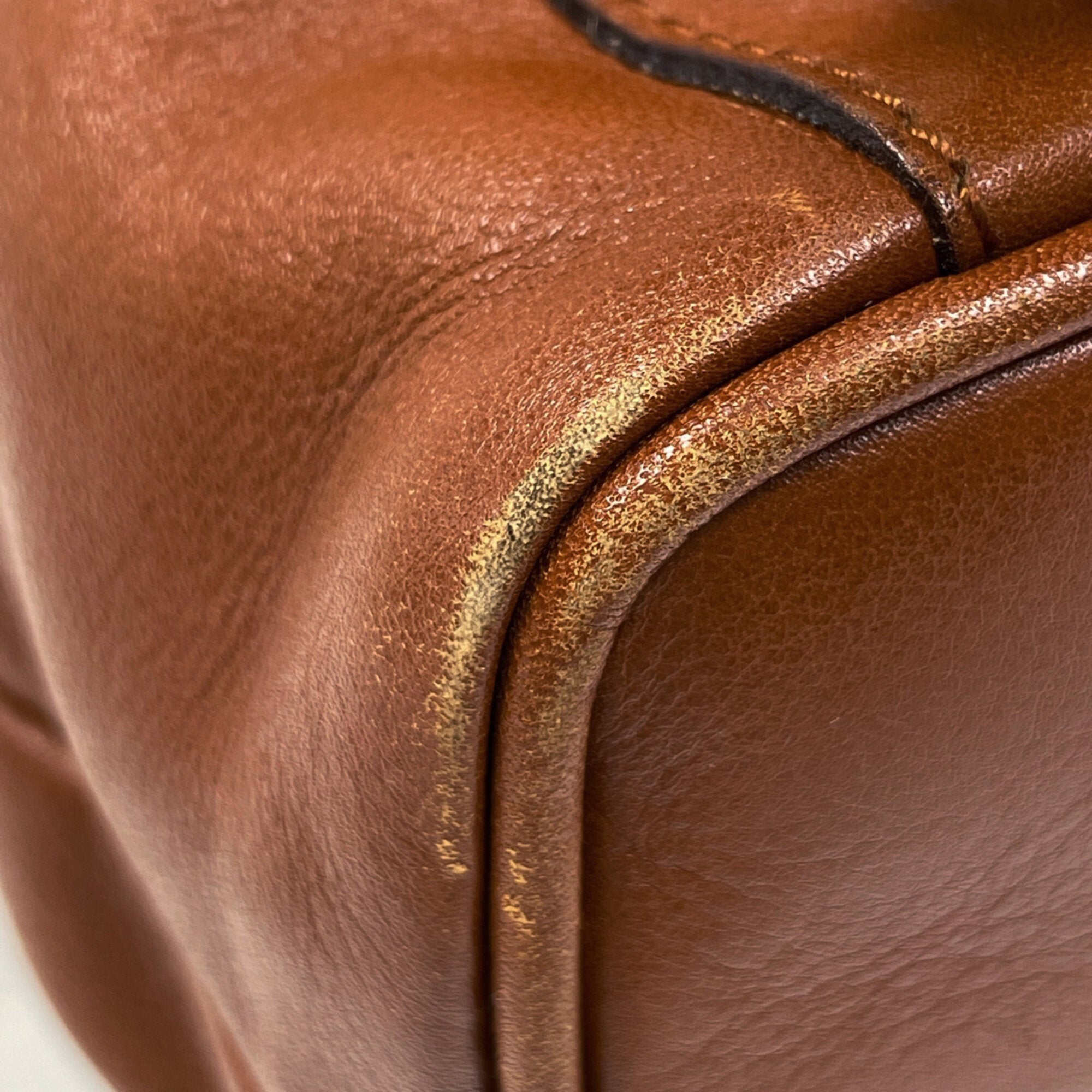 Gucci Brown Leather Backpack (Pre-Owned)