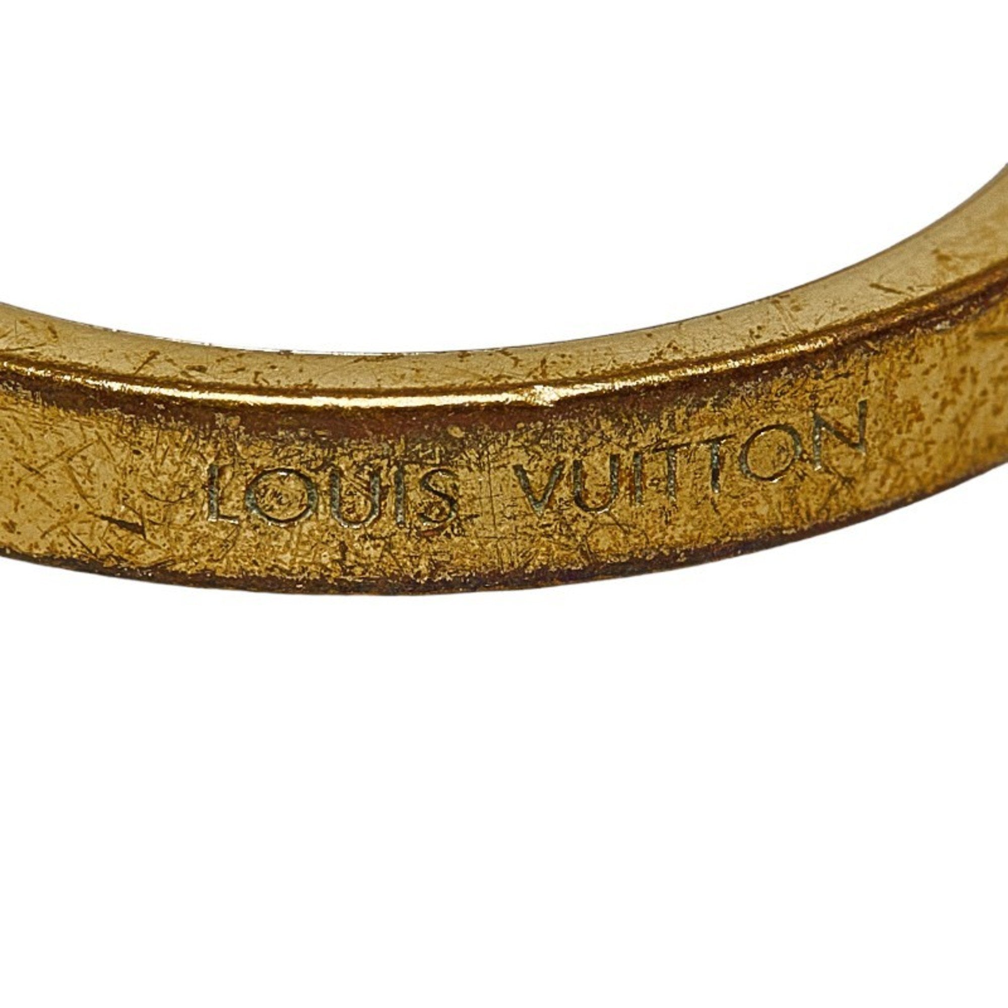 Louis Vuitton Gold Gold Plating Band Ring (Pre-Owned)