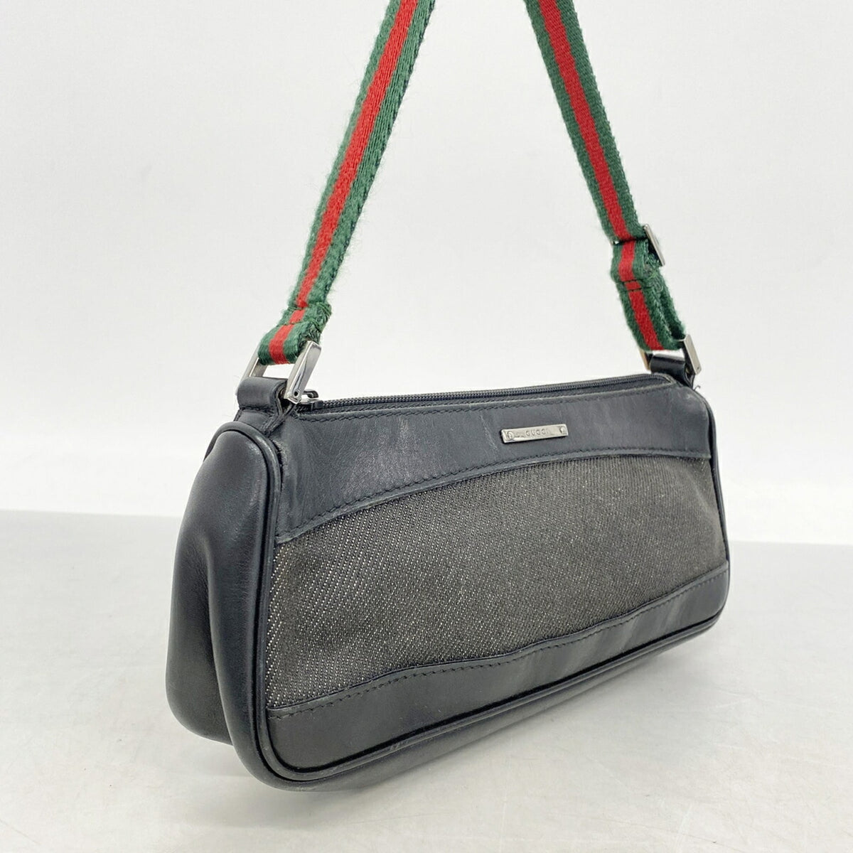 Gucci Black Denim Handbag (Pre-Owned)