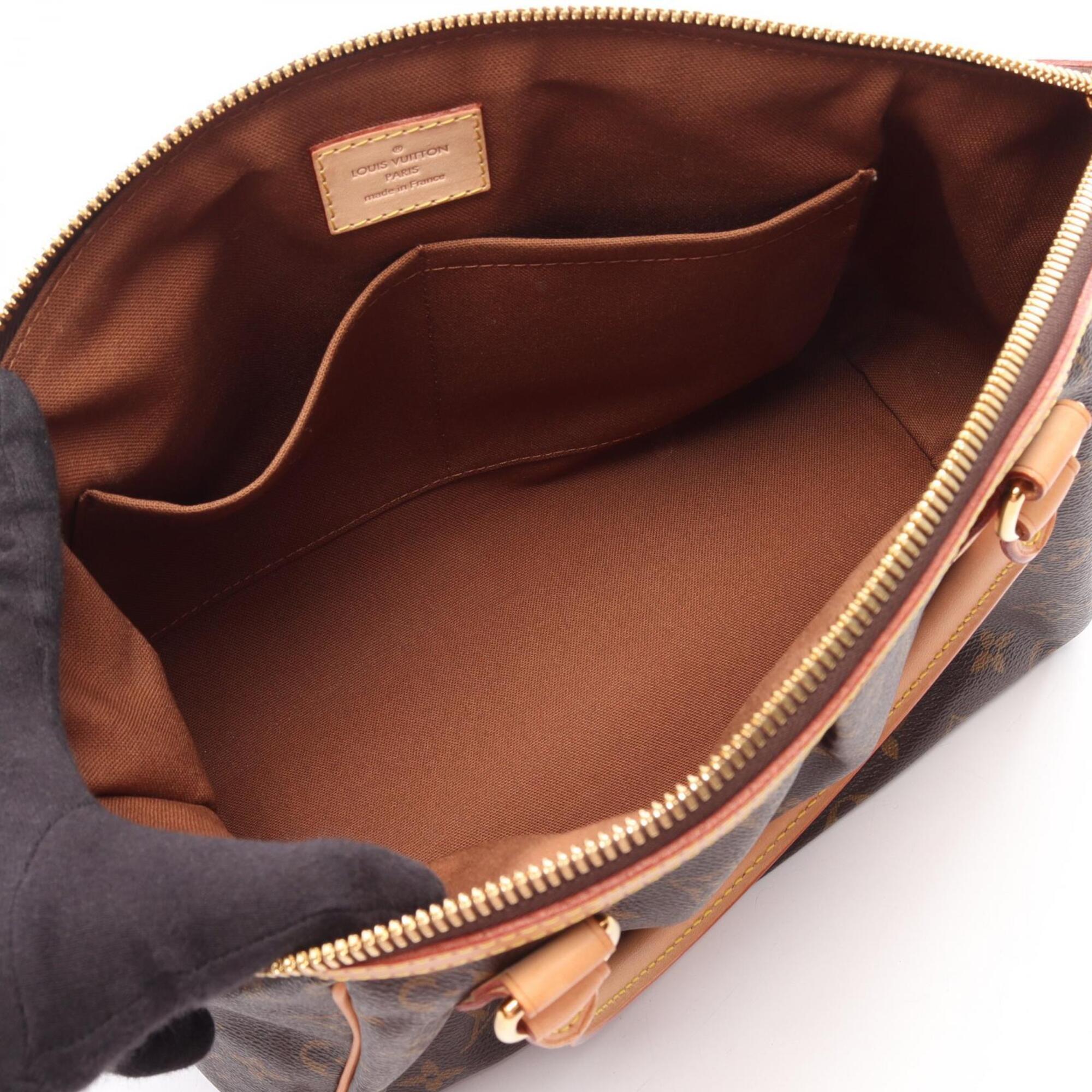 Louis Vuitton Brown Pvc Leather Handbag (Pre-Owned)