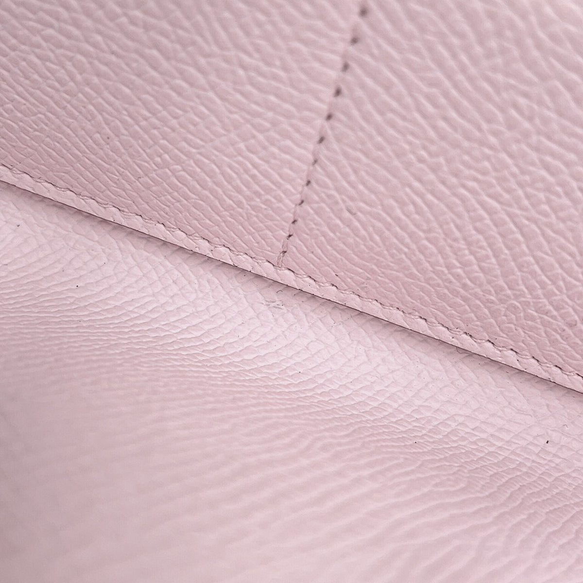 Hermes Pink Epsom Leather Chain/Shoulder Wallet (Pre-Owned)